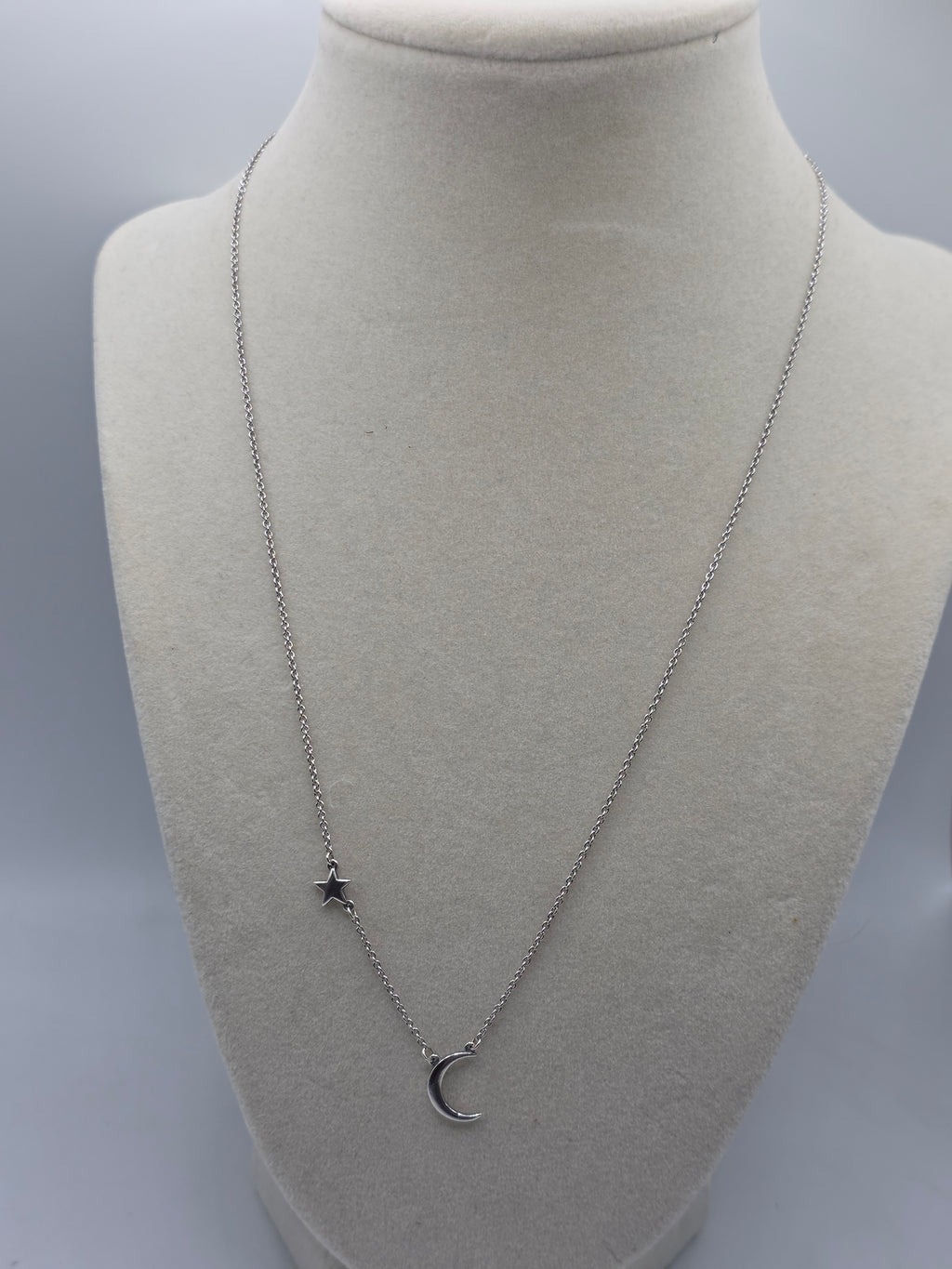 James Avery Sterling Silver Shoot for the Moon Star Necklace - Adjustable 18"-20"