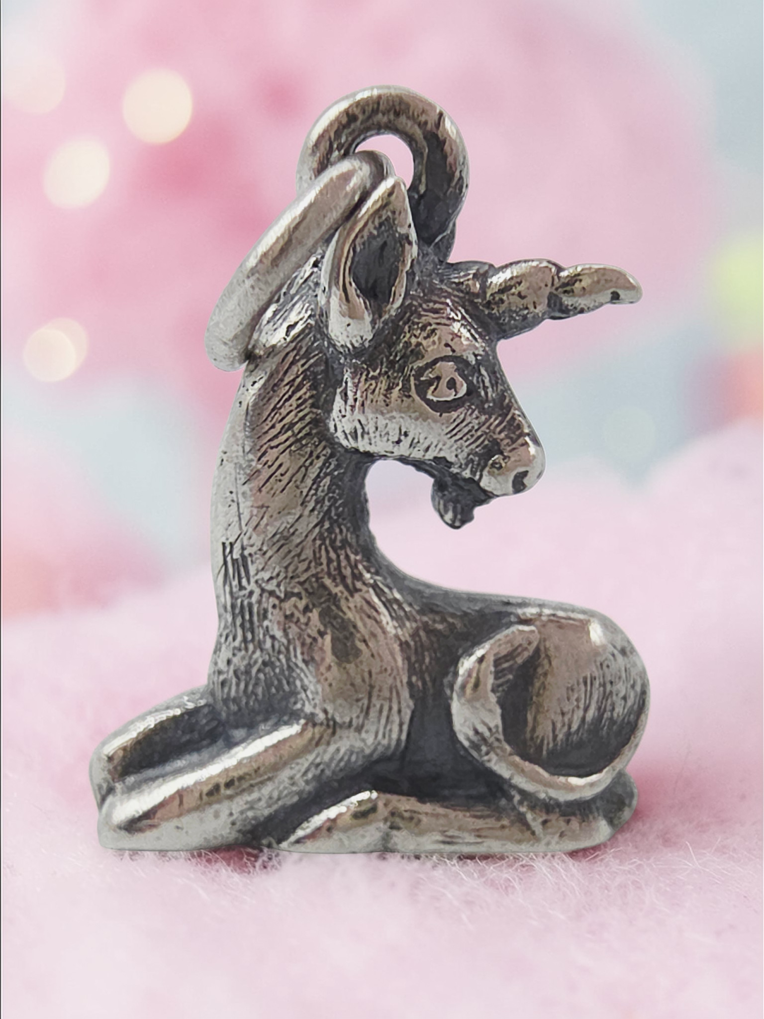RETIRED James Avery 3D Unicorn 925 Sterling Silver Charm Pendant - RARE HTF