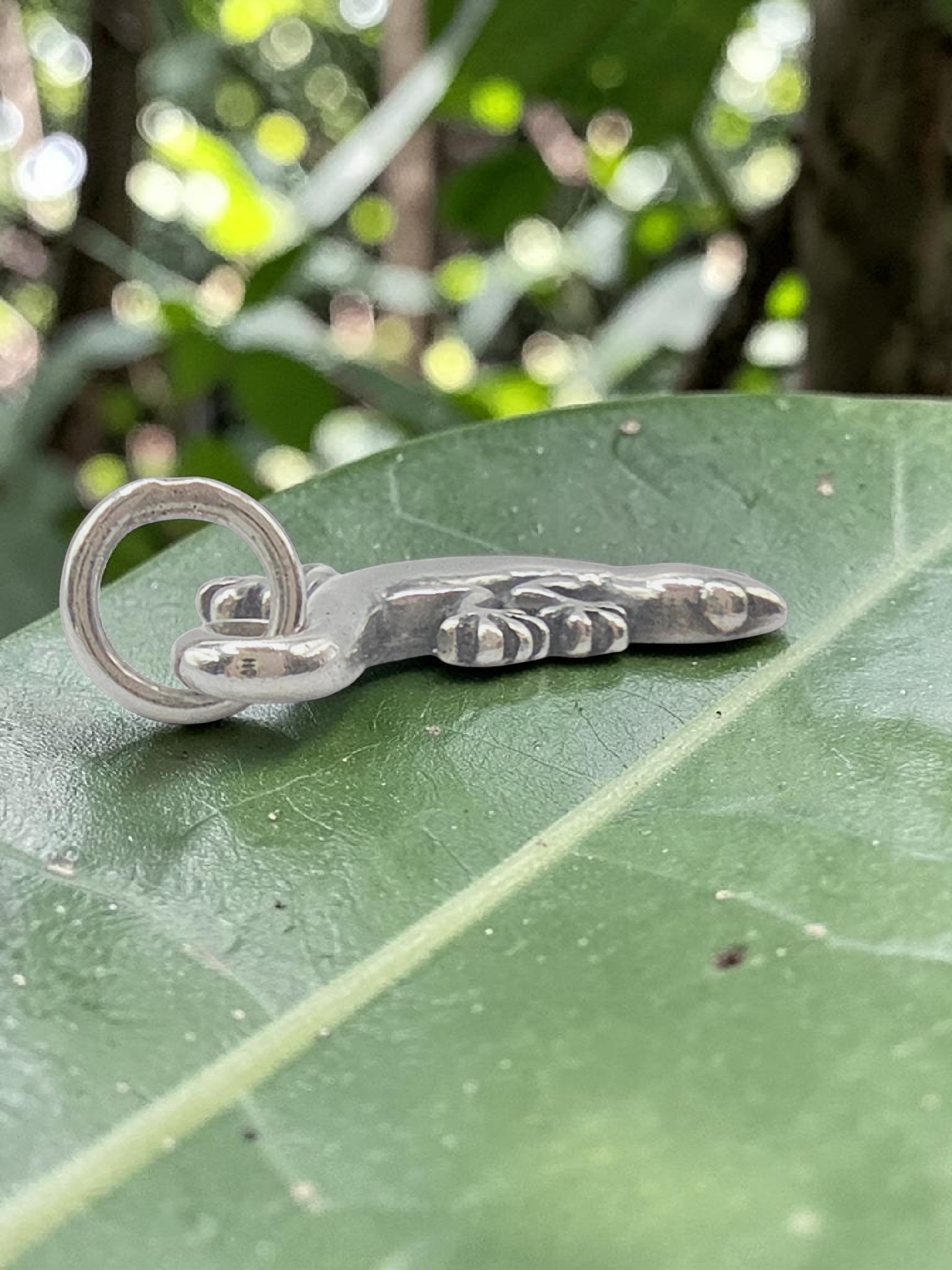 James Avery Sterling Silver Gecko Lizard Charm Pendant - RETIRED