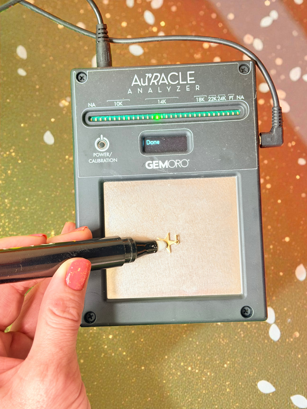 James Avery Solid 14K Gold Star Charm with Uncut Loop