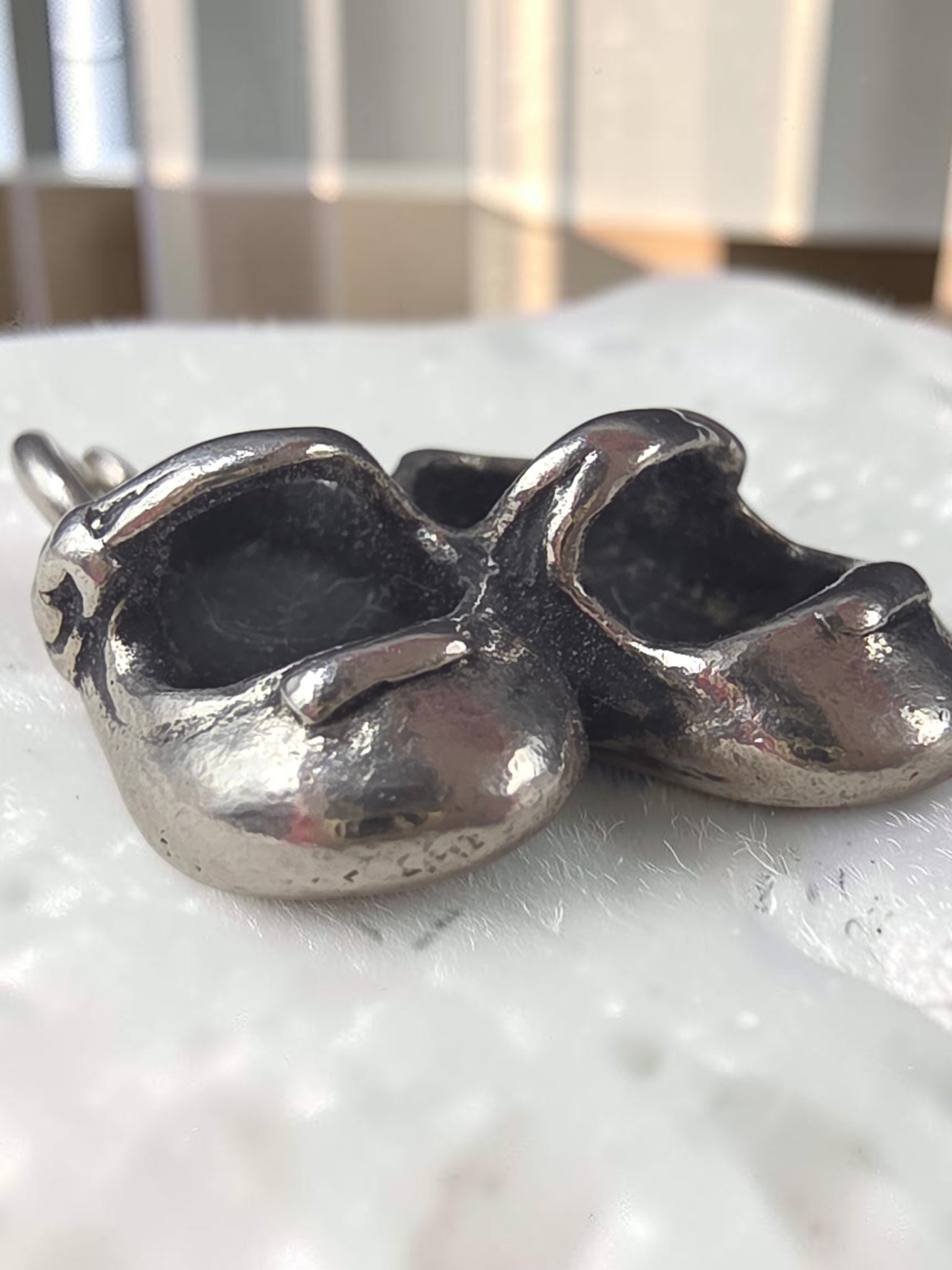 James Avery Lil Girl Baby Shoes 925 Sterling Silver Charm Pendant