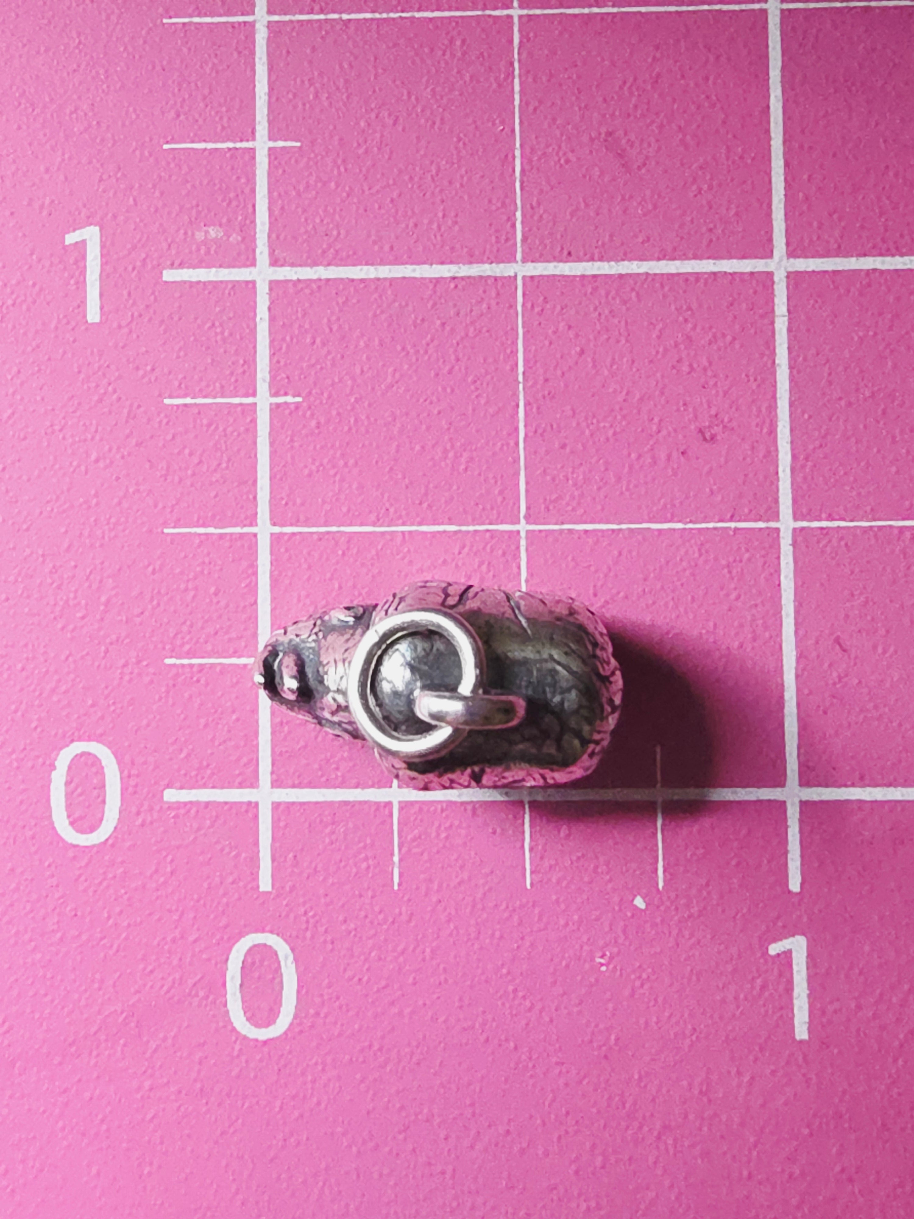 RETIRED James Avery 3D Rhino 925 Sterling Silver Wildlife Animal Charm Pendant