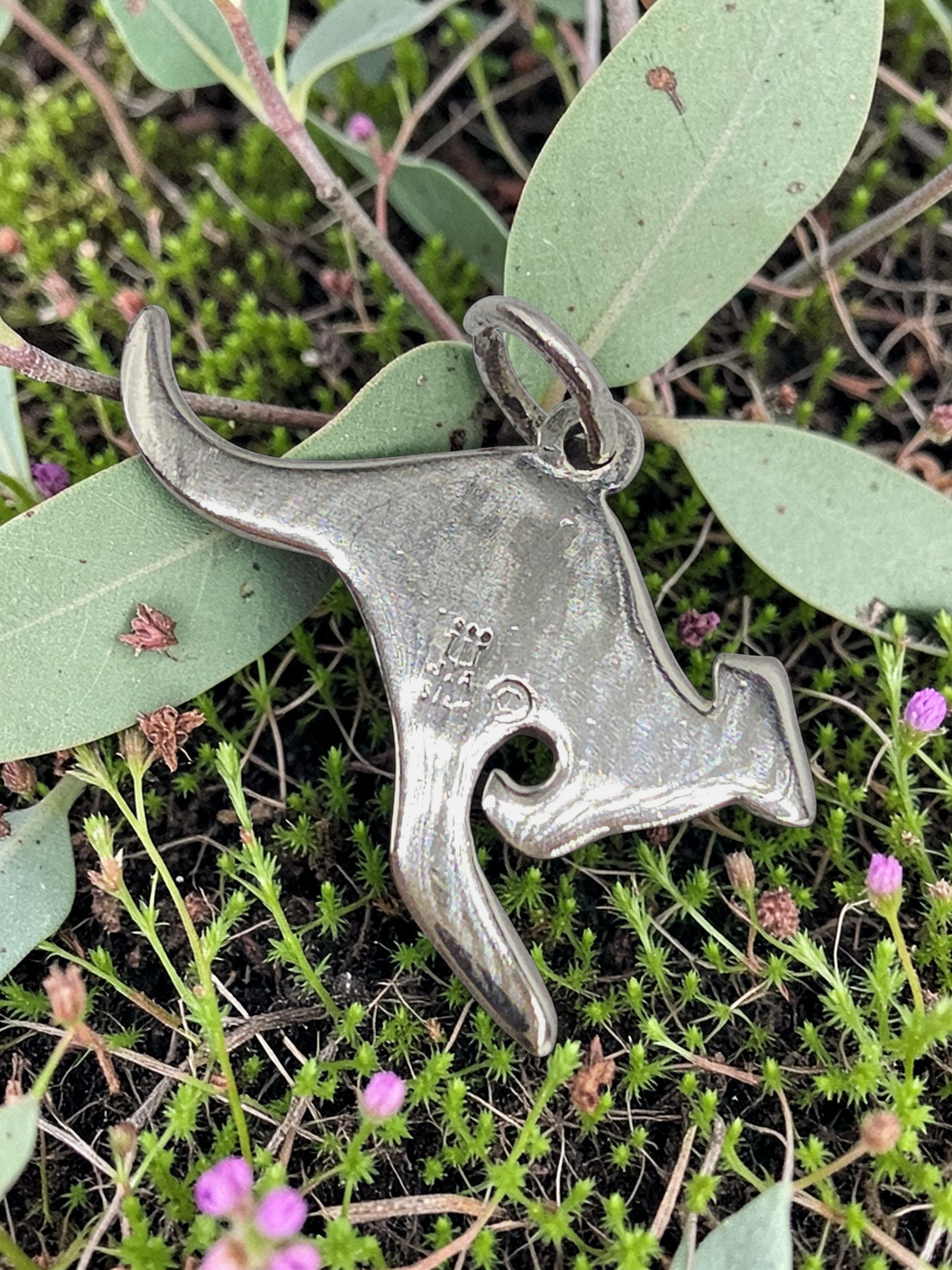 RETIRED James Avery Kangaroo Sterling Silver Charm Pendant - RARE HTF