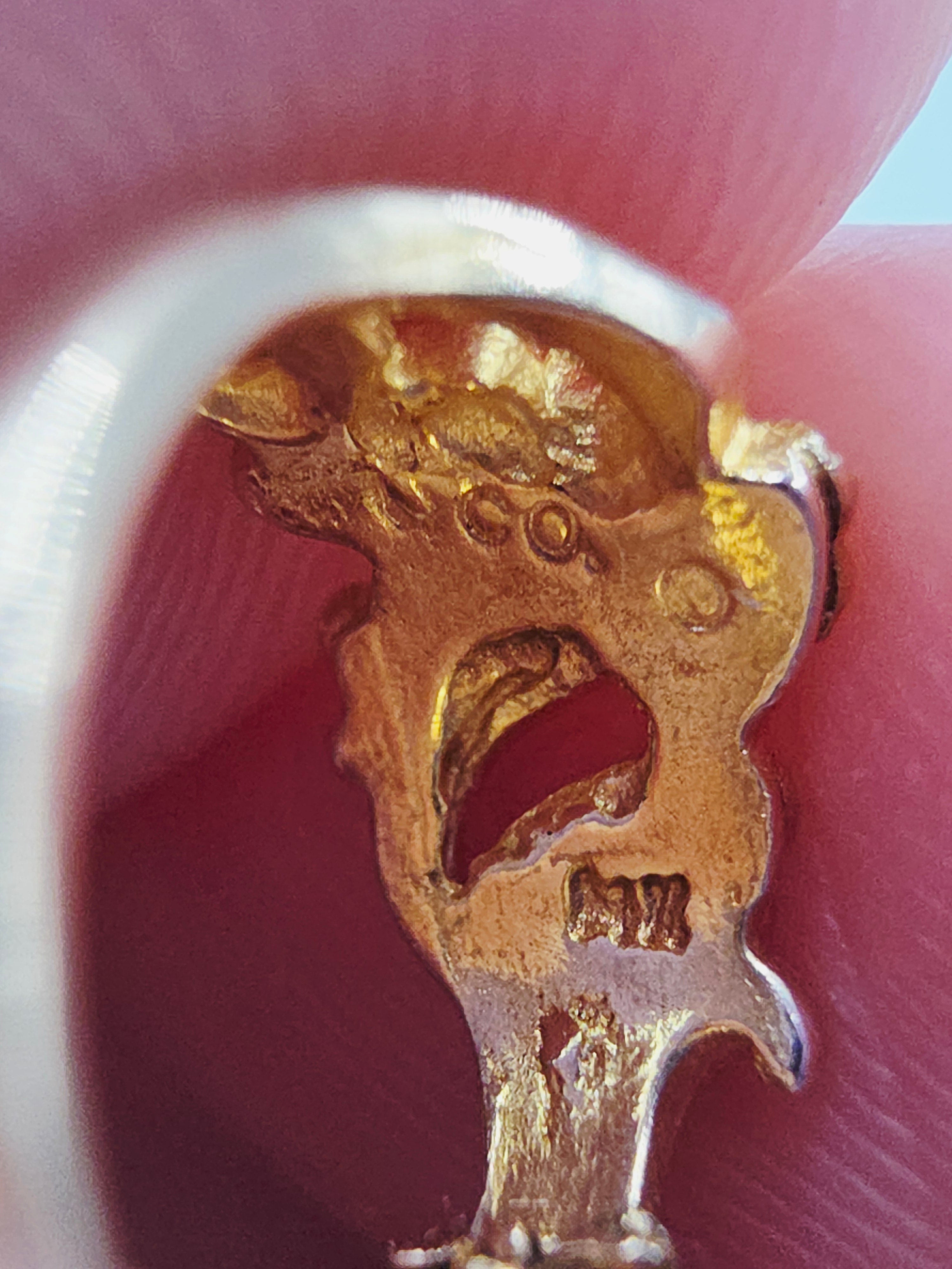 Black Hills Solid 14K Gold Floral Ring Pendant with Free 18" GF Necklace