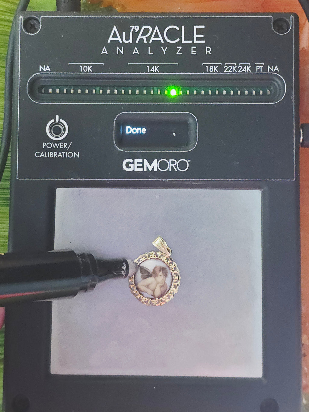 Michael Anthony Solid 14K Yellow Gold Guardian Angel Prayer Necklace Pendant