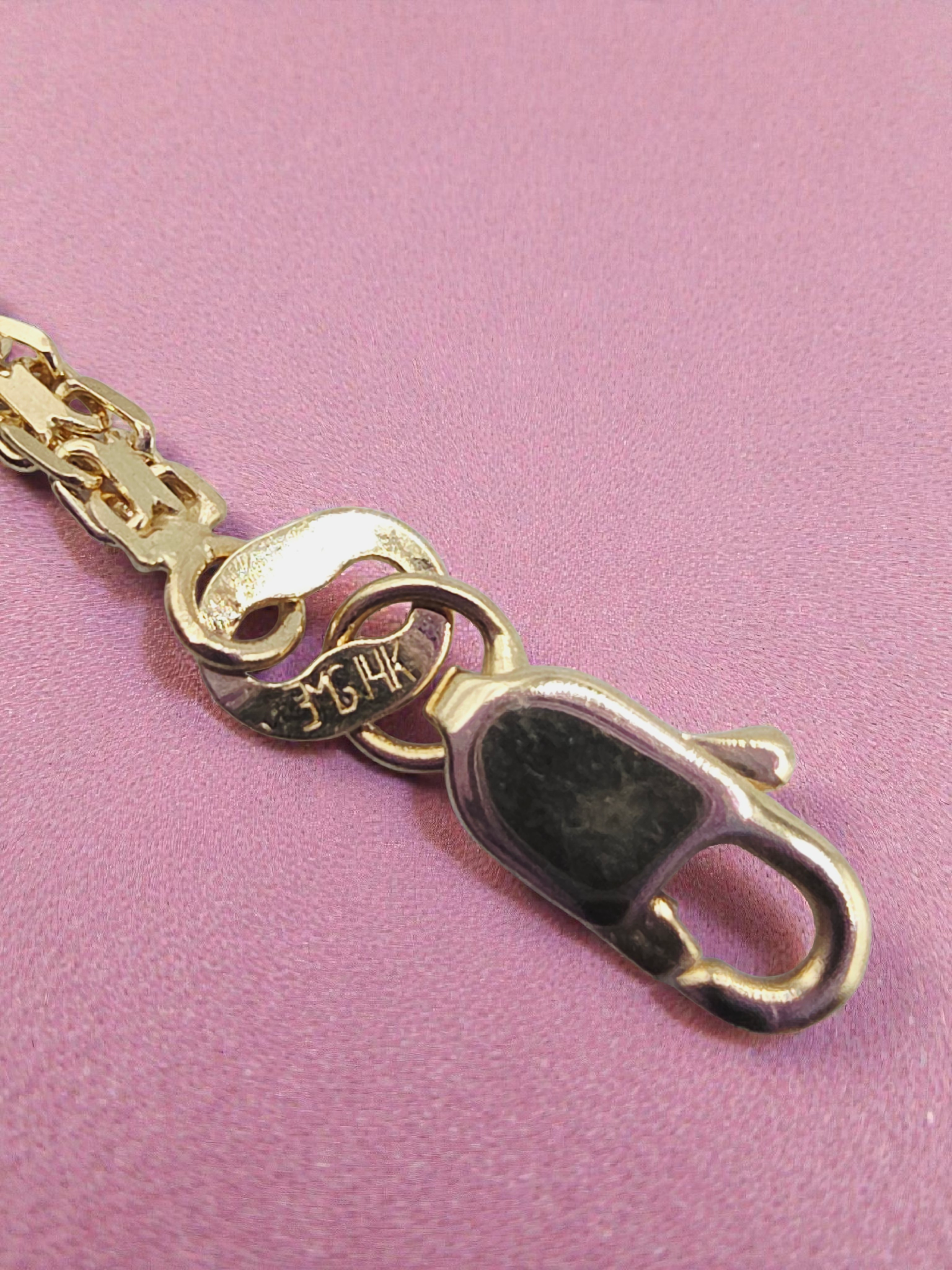 Solid 14K Gold Bracelet with Amethyst, Citrine, and Blue Topaz - 7 Inch