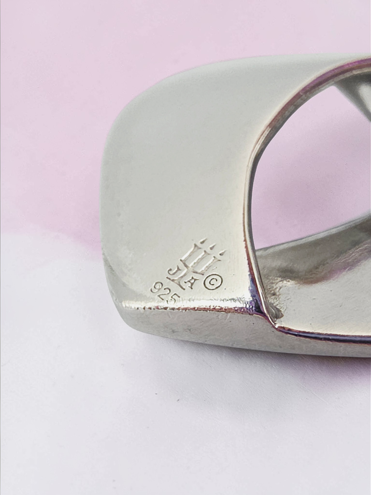 RETIRED James Avery Folded Open Heart Sterling Silver Necklace Pendant HTF