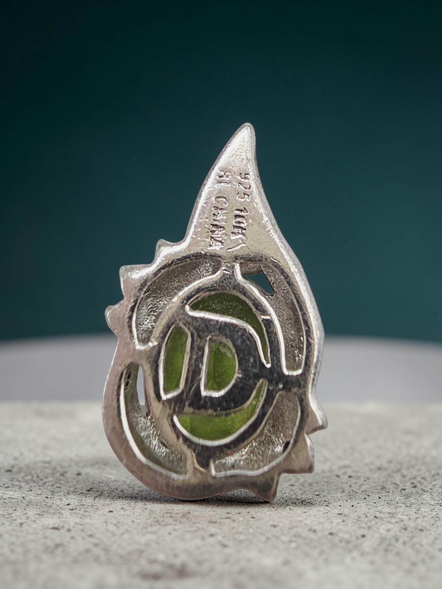 Alwand Vahan Sterling Silver & 10K Gold Peridot Pendant with Diamond Accents