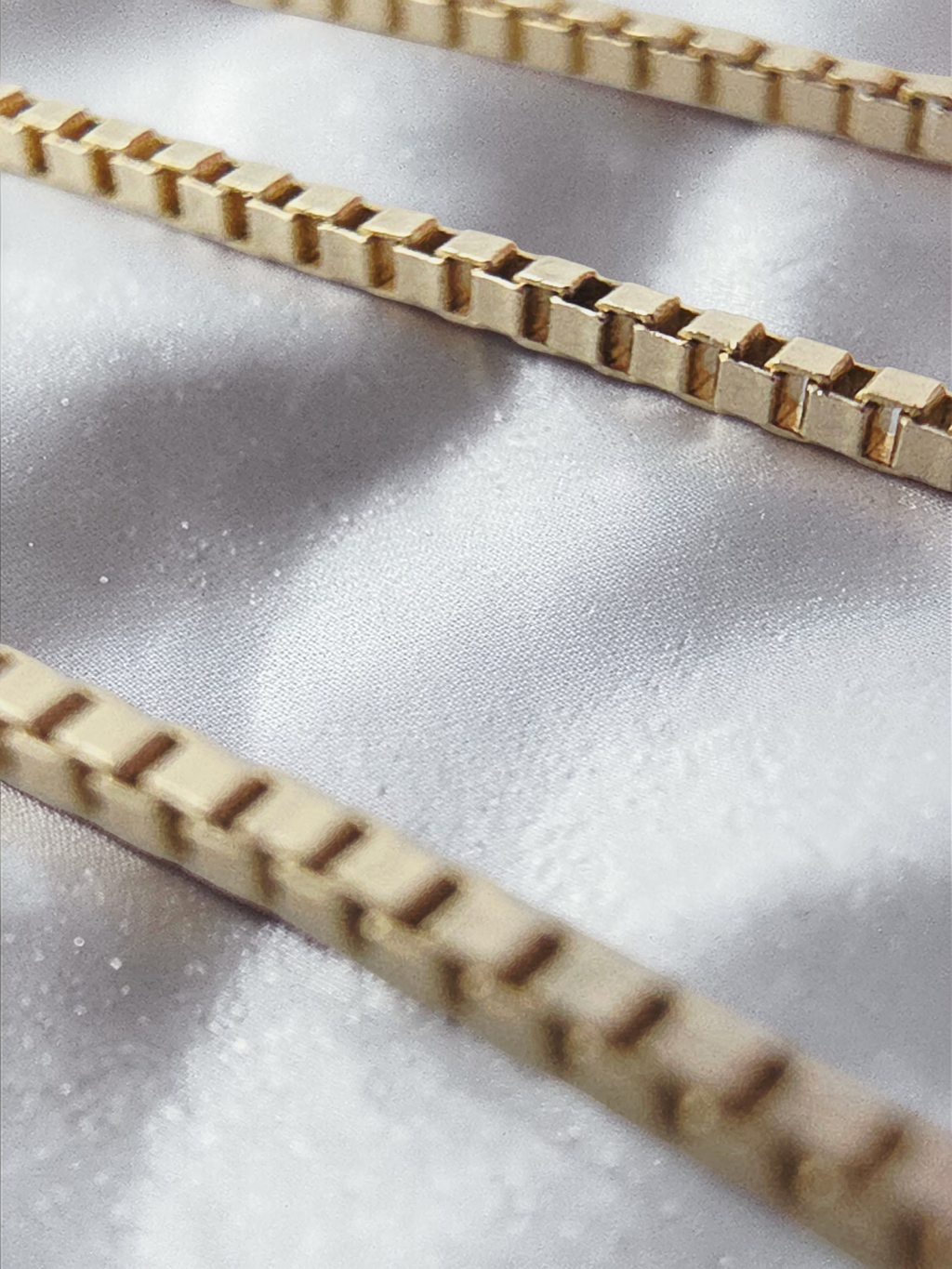 Solid 14K Yellow Gold Boxchain Bracelet Italy– 7.5 Inches