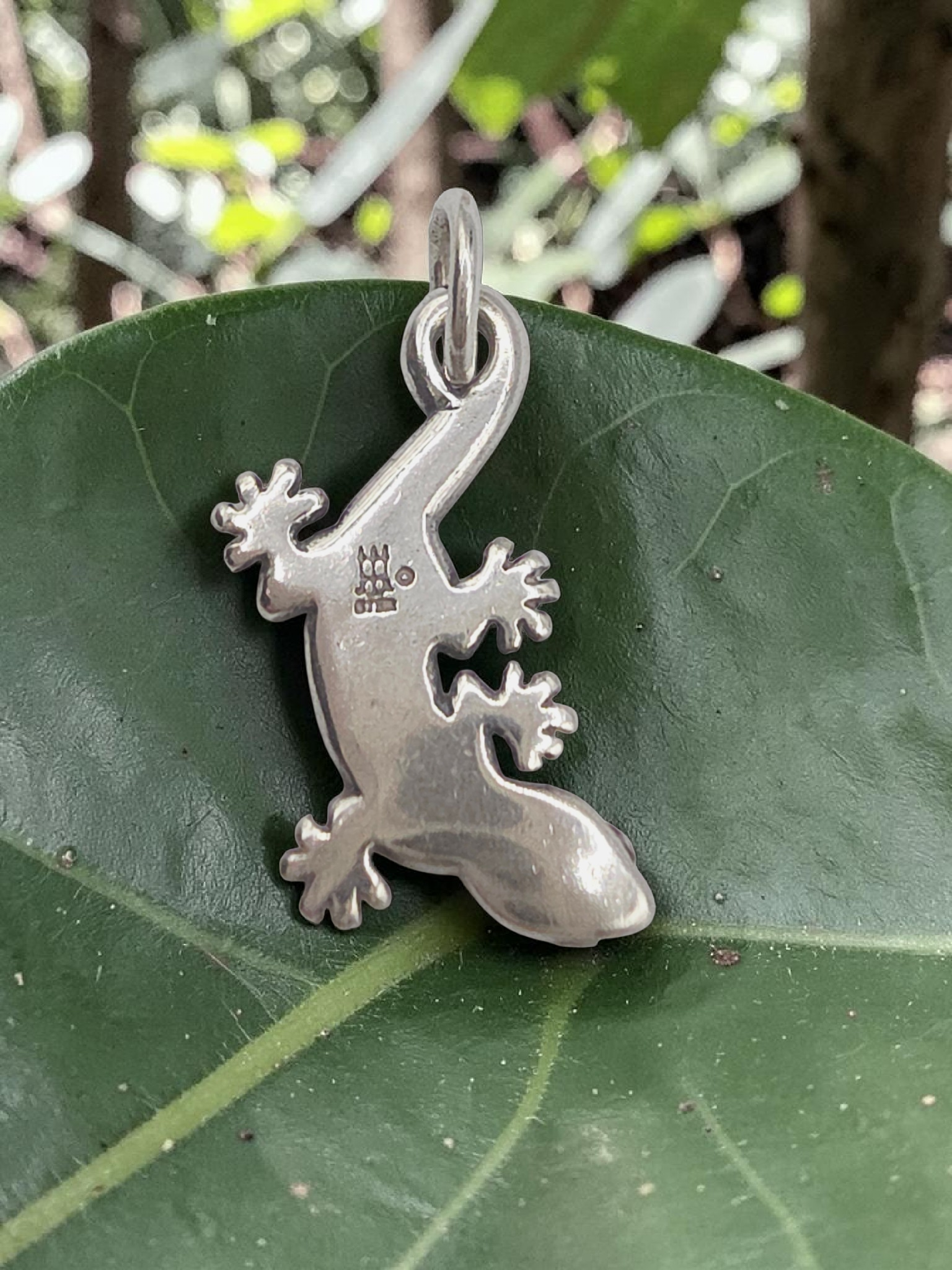 James Avery Sterling Silver Gecko Lizard Charm Pendant - RETIRED