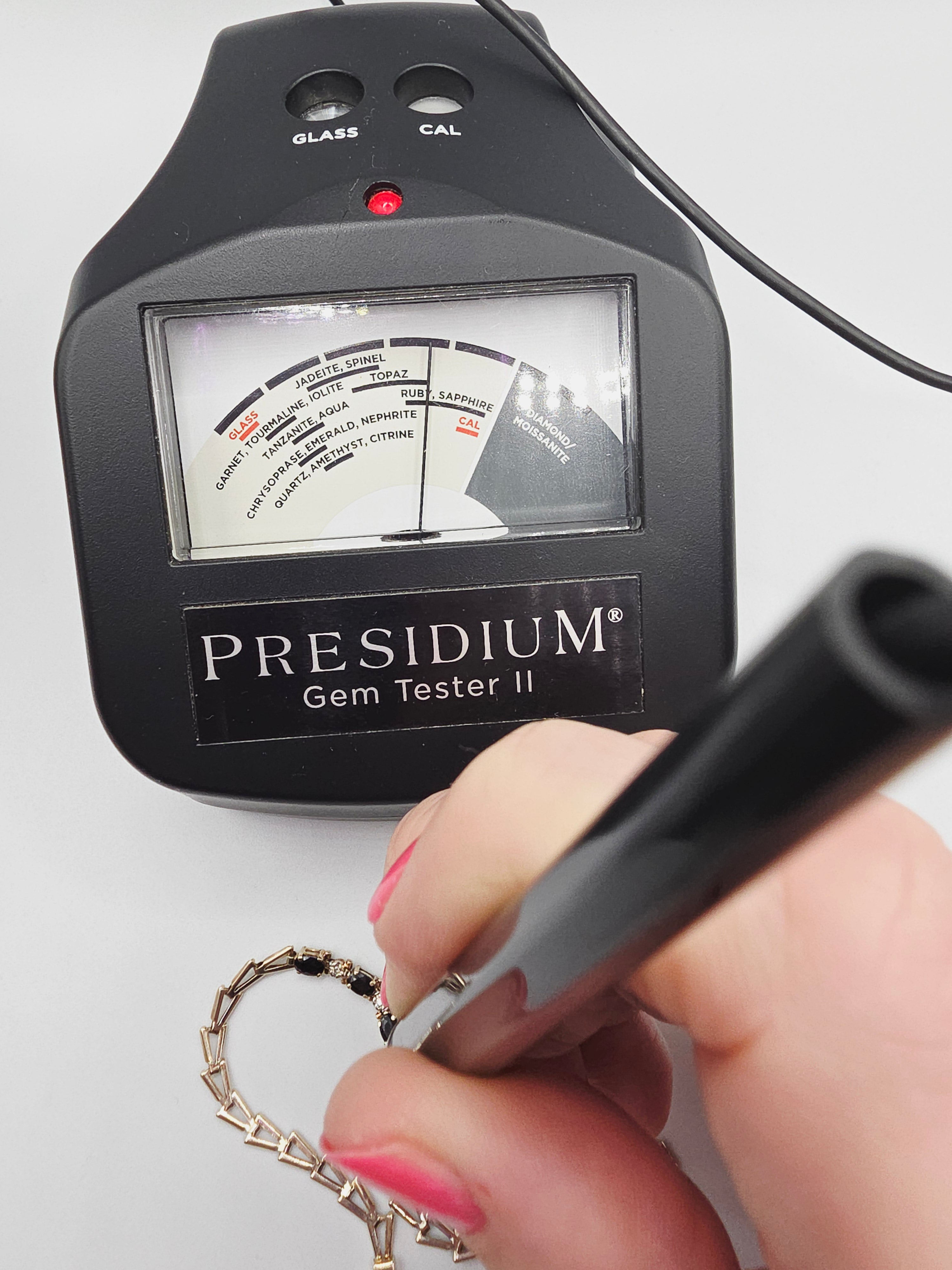 Solid 10K Yellow Gold Bracelet with Blue Sapphires and Diamonds - 7.25 Inch