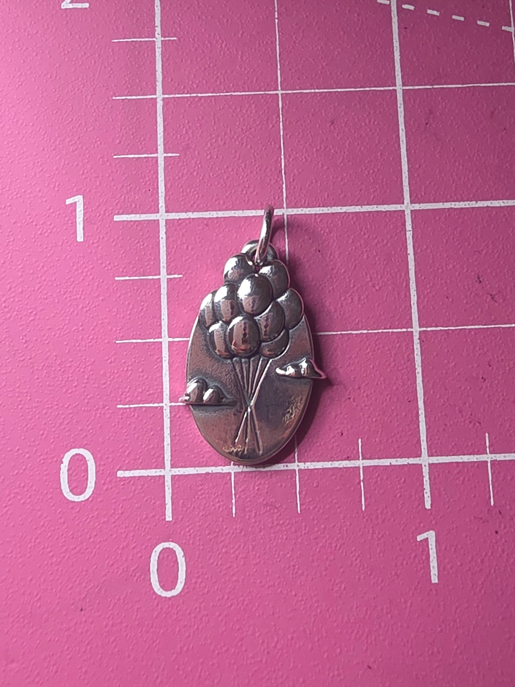 RETIRED James Avery Flying Balloon Bouquet 925 Silver Charm Pendant