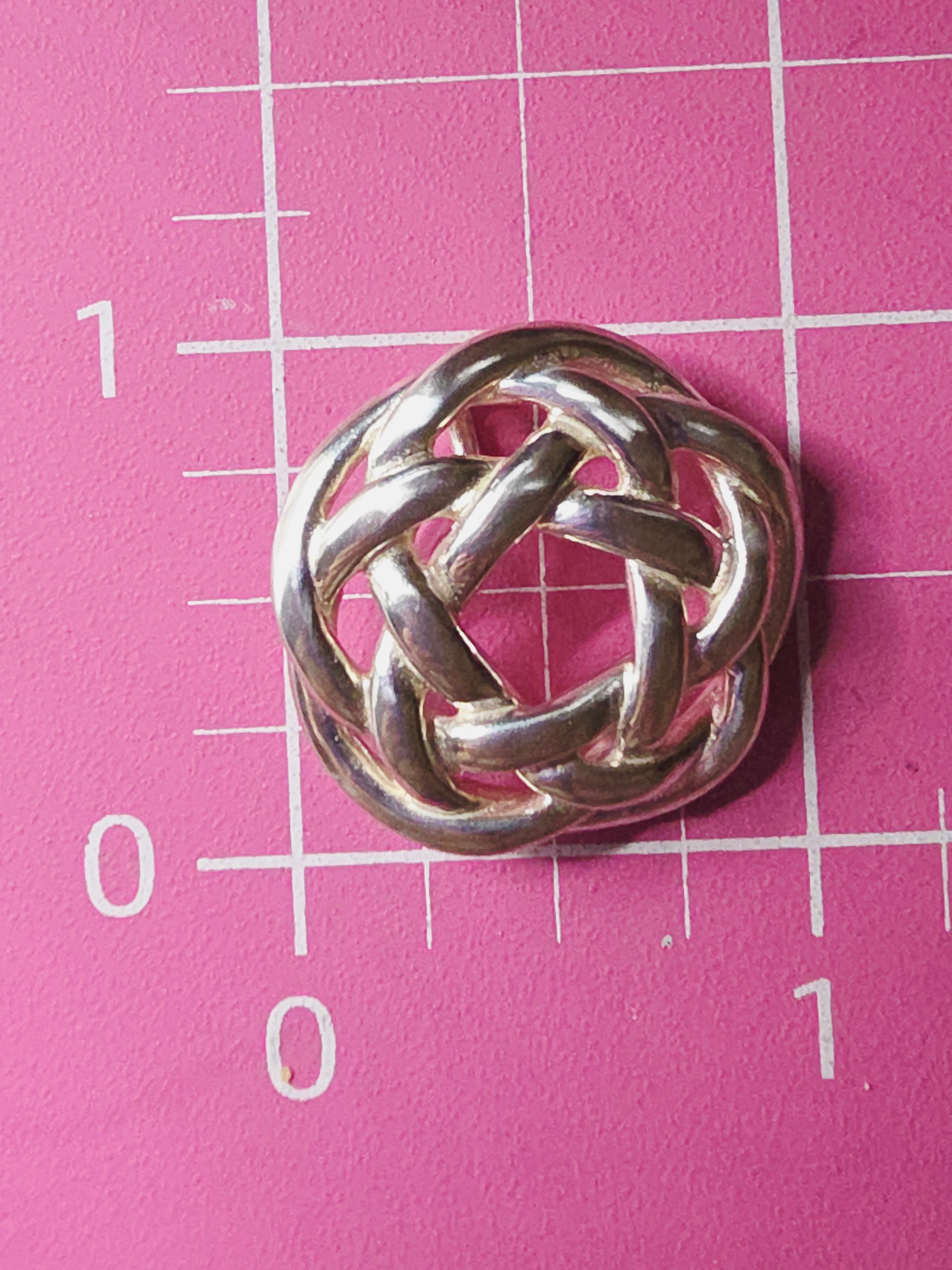 Tiffany & Co. 925 Sterling Silver Love Knot Necklace Pendant