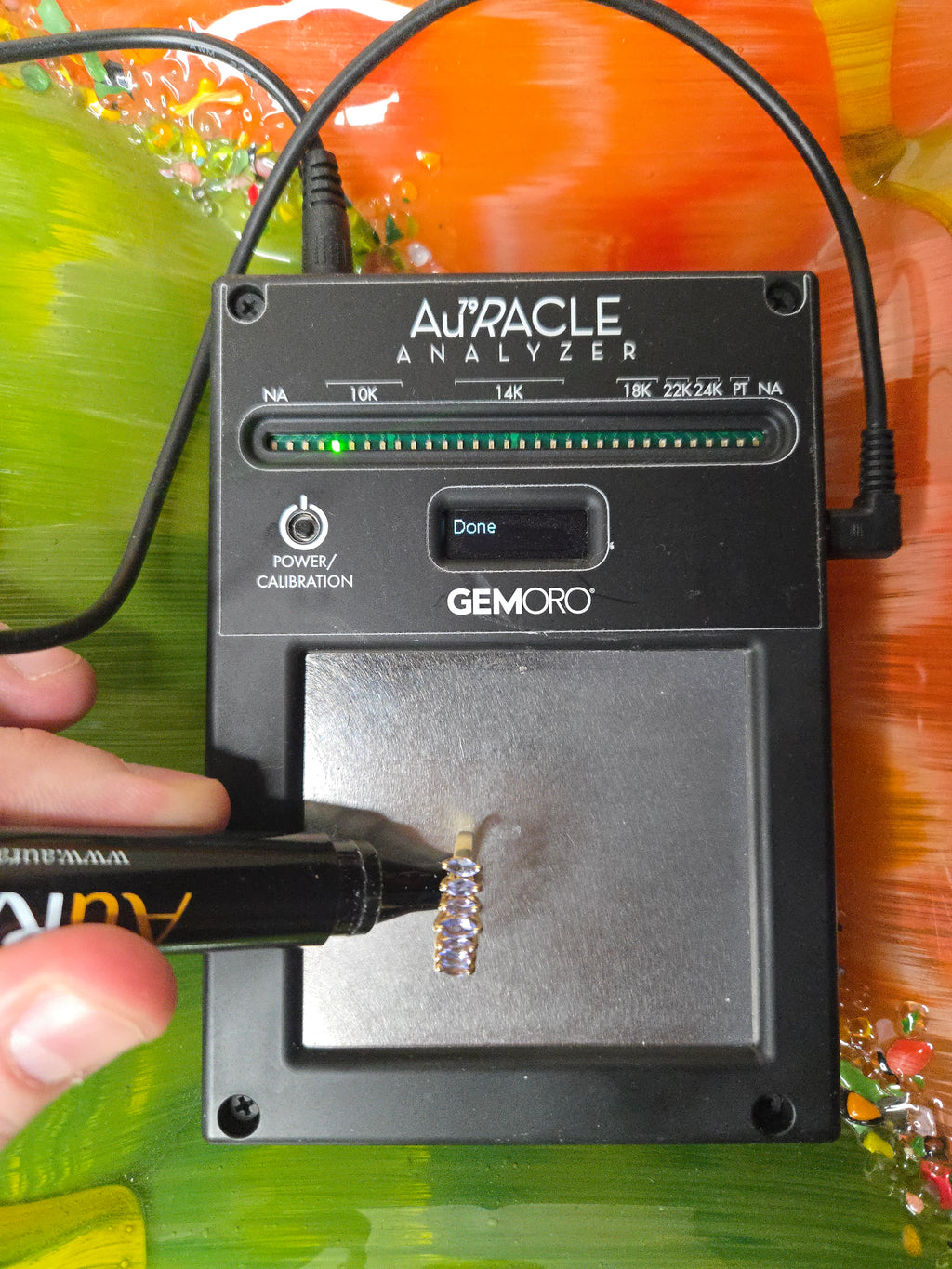 Solid 10K Yellow Gold Ring with Marquise Cut Tanzanite Size 6.75