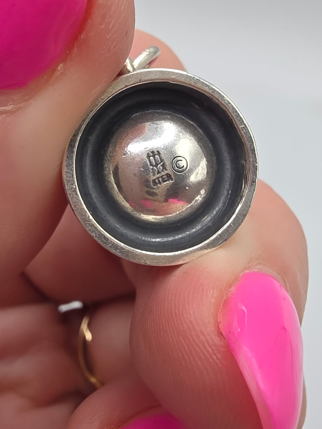 Retired James Avery Dog or Cat Pet Food Bowl 925 Sterling Silver Charm