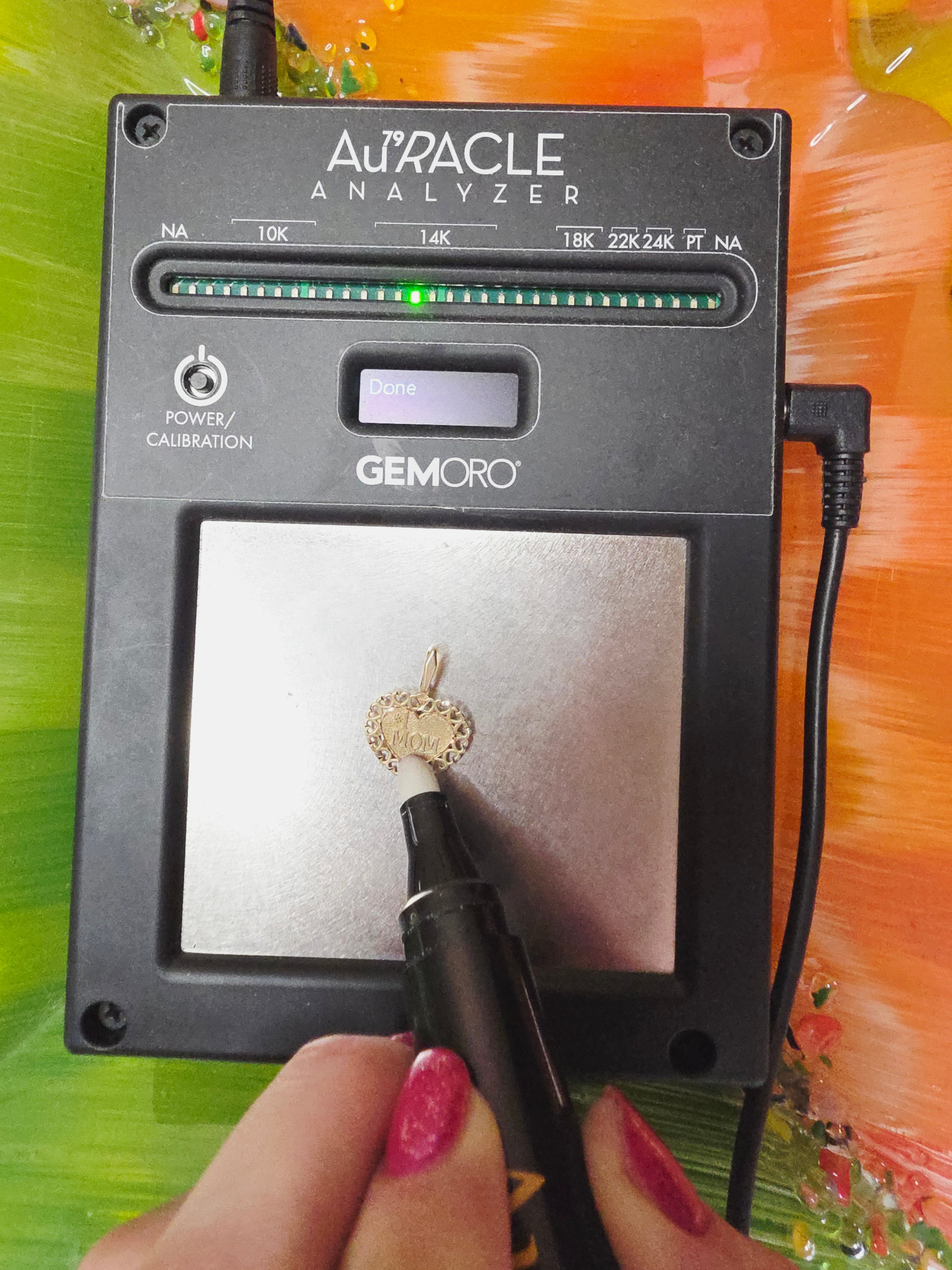 Michael Anthony Solid 14K Yellow Gold #1 Mom Mothers Day Heart Pendant