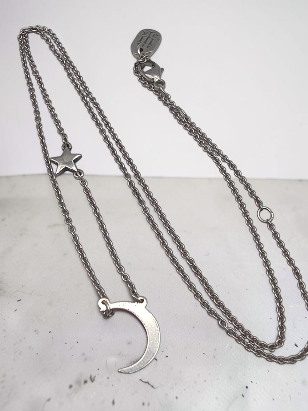 James Avery Sterling Silver Shoot for the Moon Star Necklace - Adjustable 18"-20"