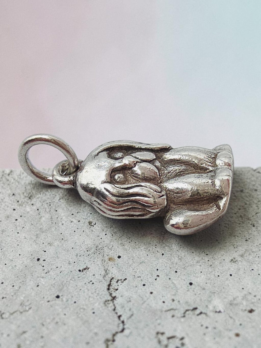 James Avery Sterling Silver Cocker Spaniel Dog Charm Pendant - RETIRED