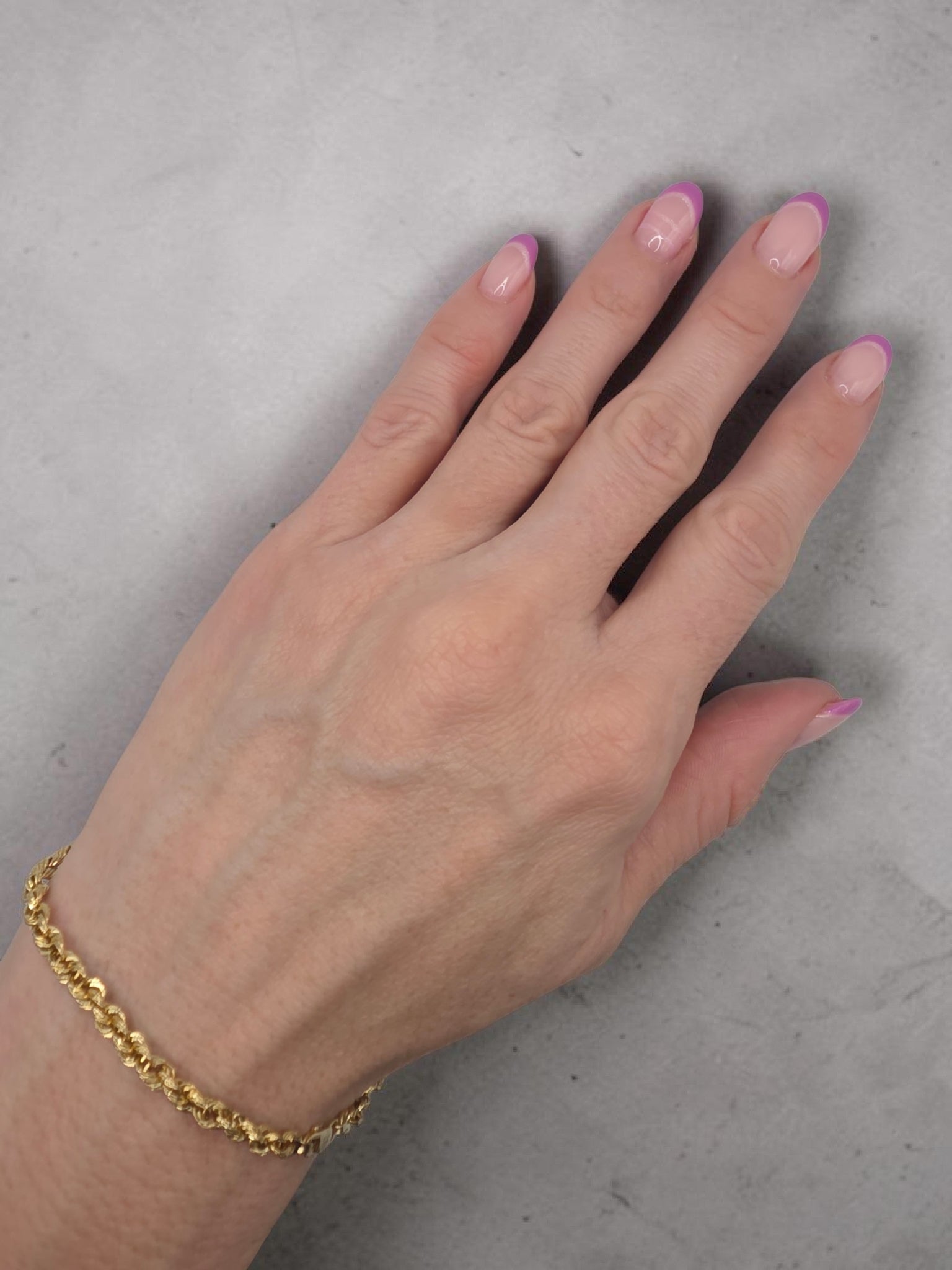 Vintage Michael Anthony Solid 14K Gold French Rope Chain Bracelet 8 Inch 3.5mm