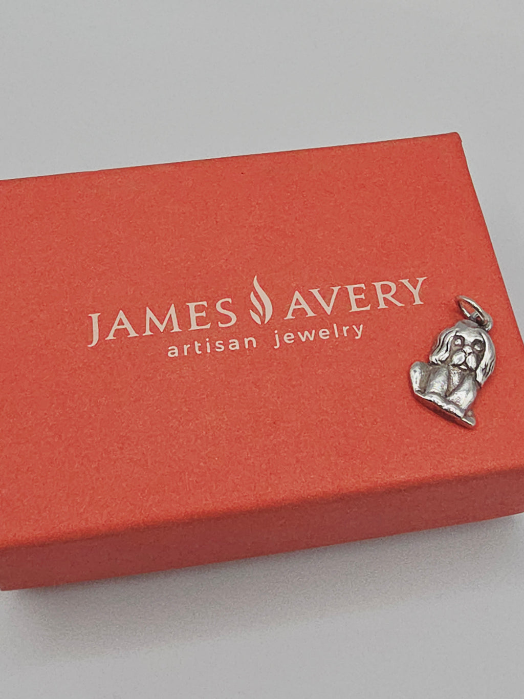 James Avery Sterling Silver Cocker Spaniel Dog Charm Pendant - RETIRED