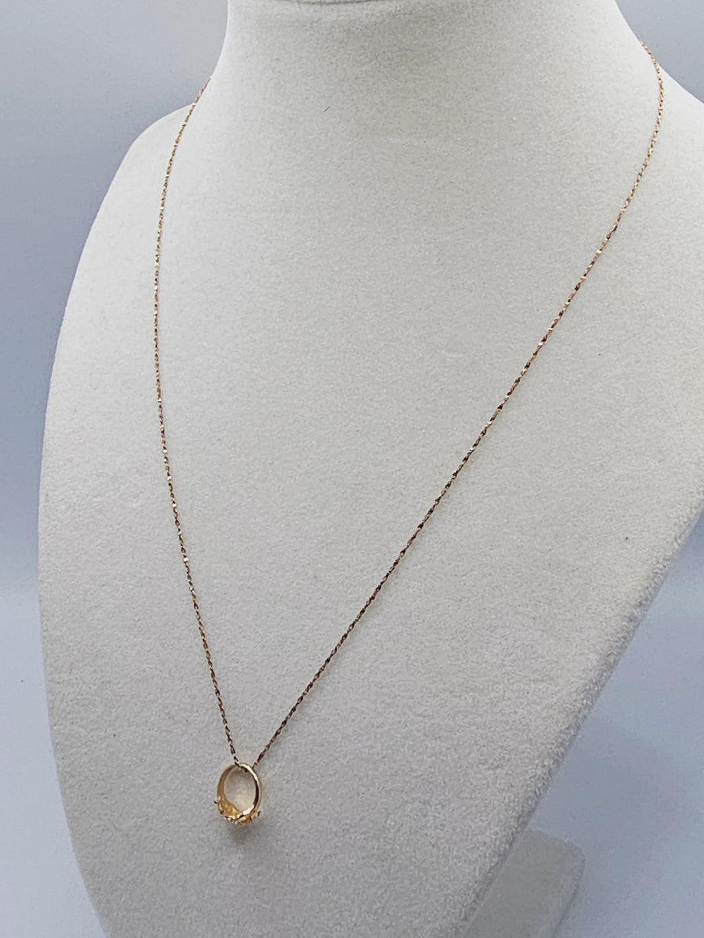 Black Hills Solid 14K Gold Floral Ring Pendant with Free 18" GF Necklace