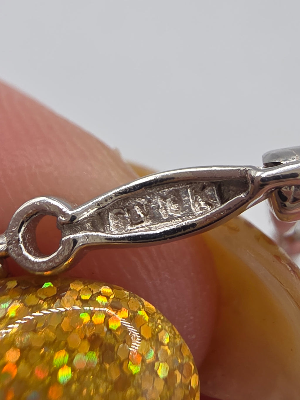 Vintage Sadye L Vassil Solid 10K Gold Blue Sapphire & Diamond Bracelet 7.25 Inch
