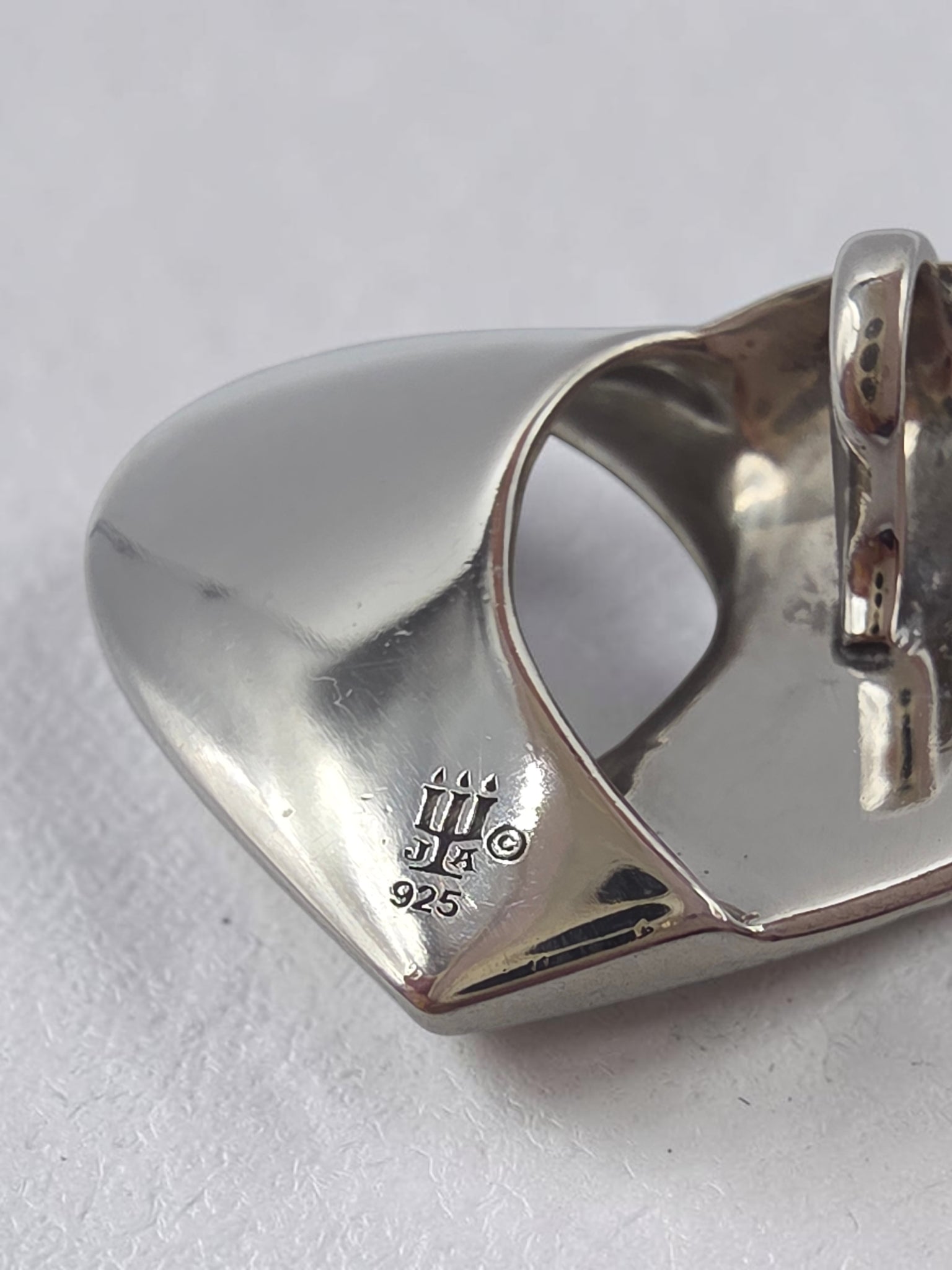 RETIRED James Avery Folded Open Heart Sterling Silver Necklace Pendant HTF