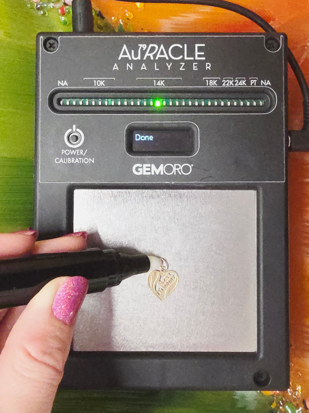 Solid 14K Yellow Gold Best Mommy Heart Necklace Pendant