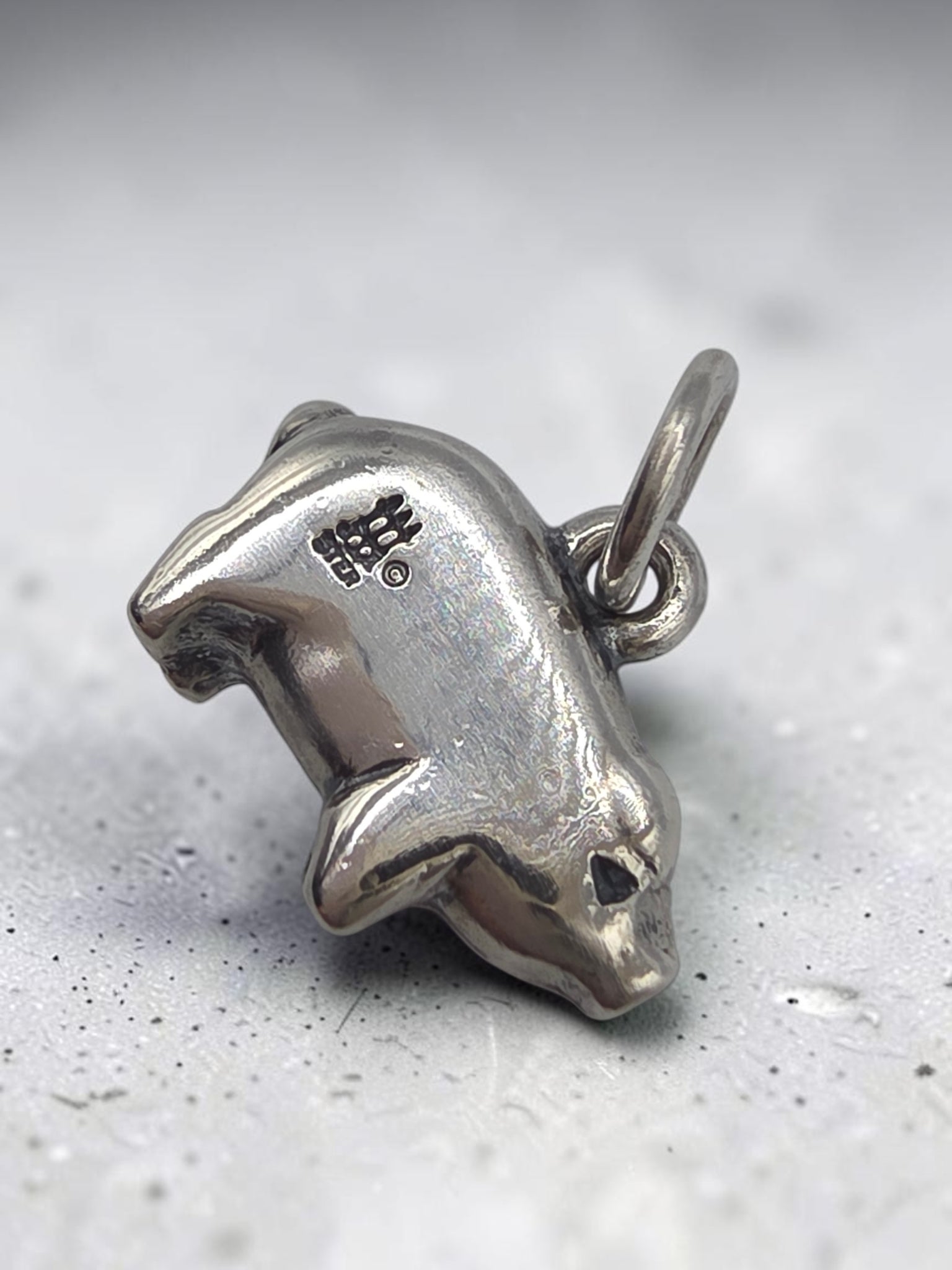 Retired James Avery 925 Sterling Silver Pig Animal Charm Pendant Uncut Loop HTF