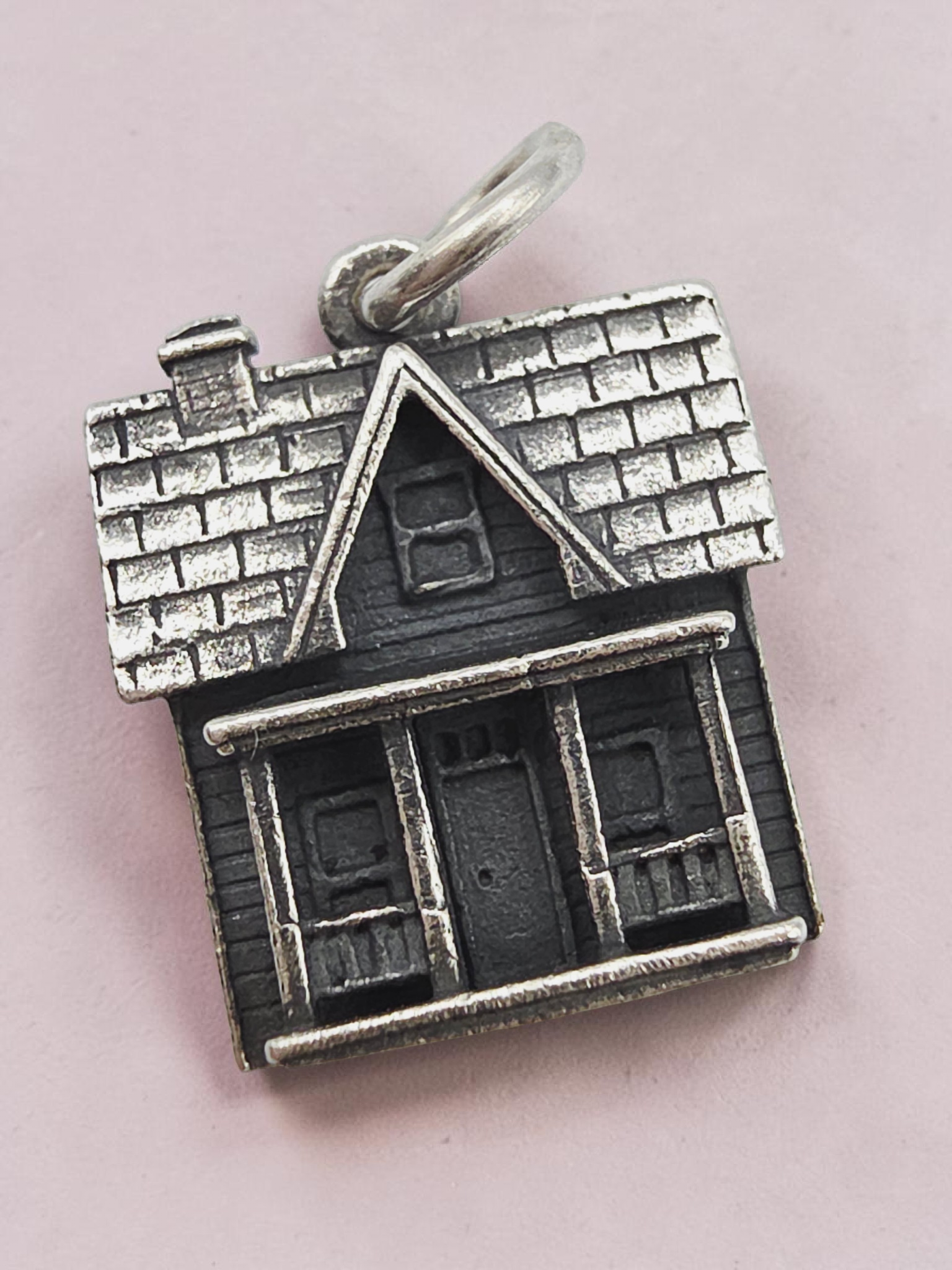 James Avery Sterling Silver Home Sweet Home House Charm - RETIRED