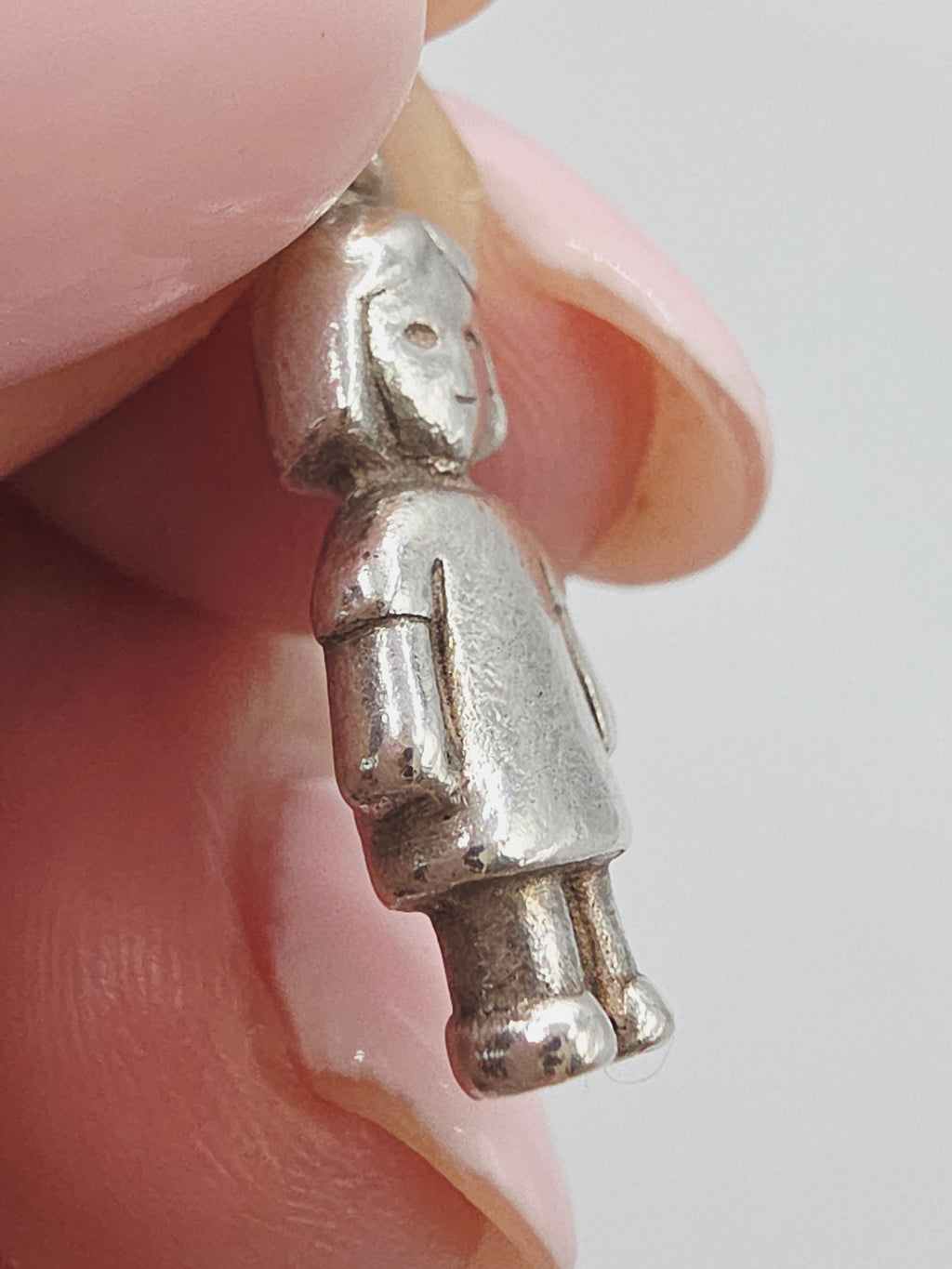 RETIRED James Avery Sterling Silver Little Girl Child Daughter Charm Faded Stamp