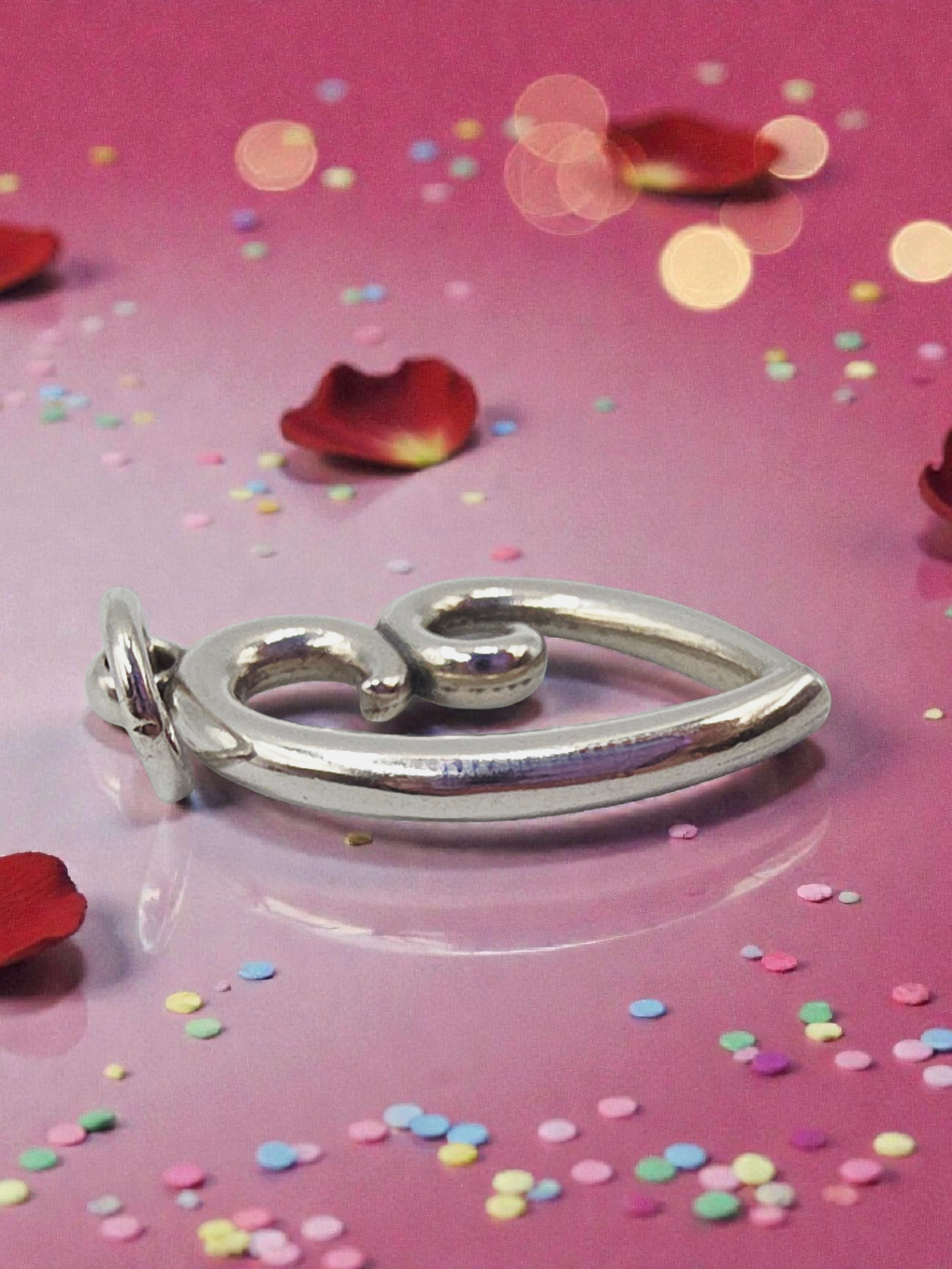 James Avery 925 Sterling Silver Mothers Love Heart Charm Pendant