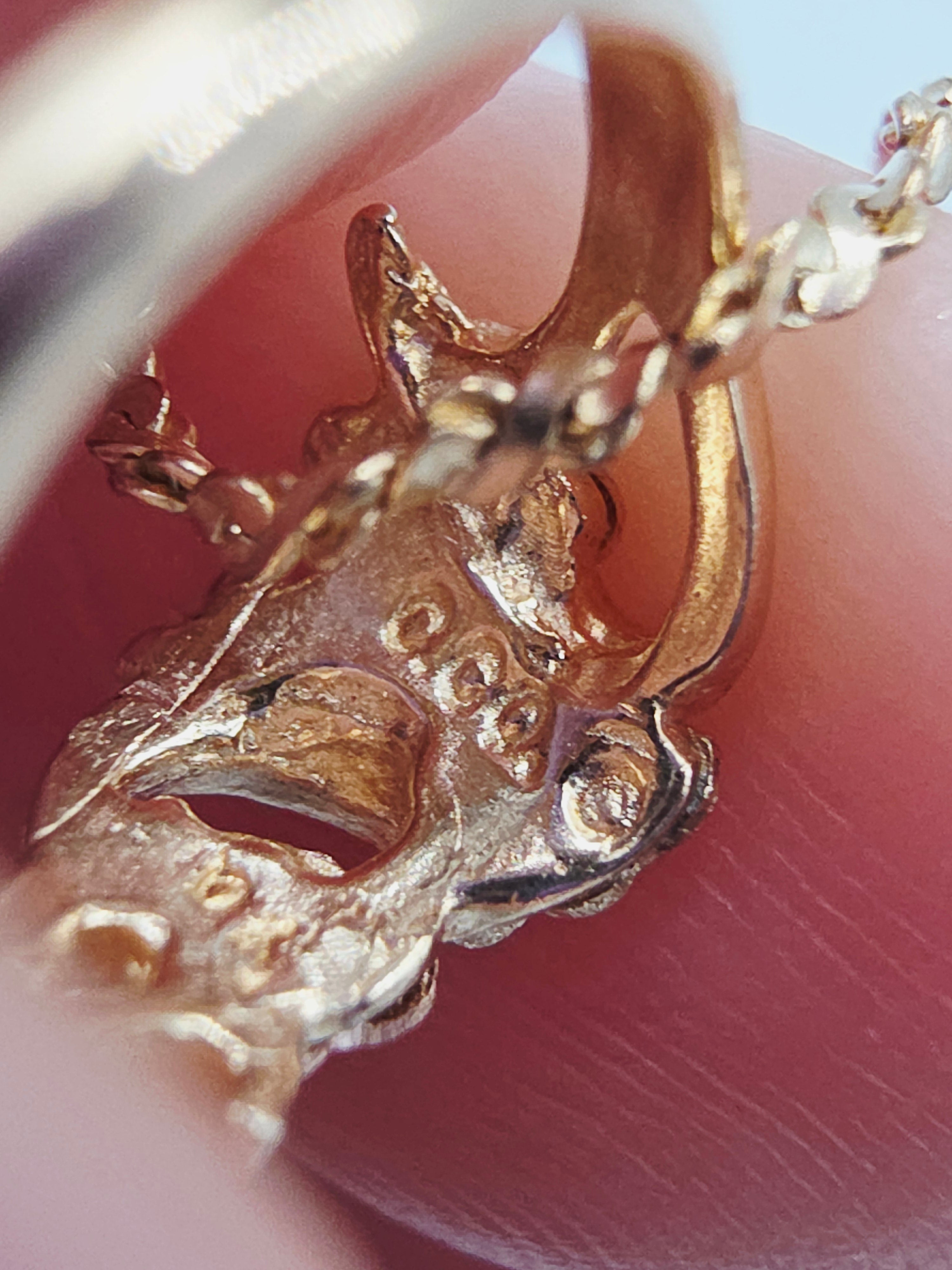 Black Hills Gold Solid 10K Ring Pendant with FREE 14K GF Necklace - 18 Inch