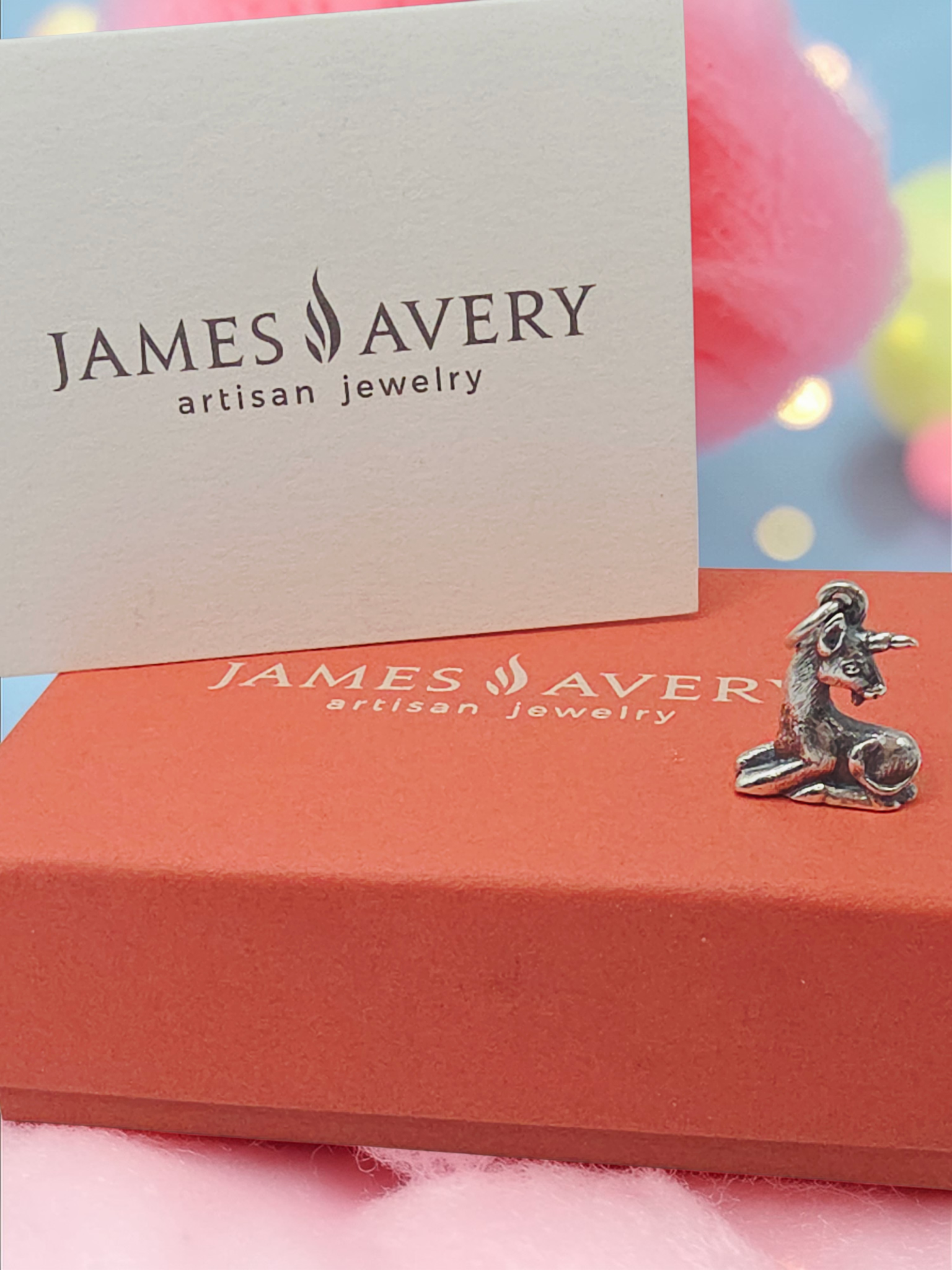 RETIRED James Avery 3D Unicorn 925 Sterling Silver Charm Pendant - RARE HTF