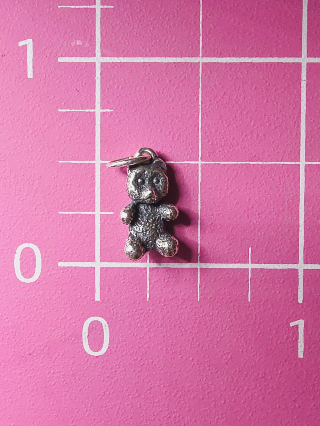 RETIRED James Avery Teddy Bear Charm Pendant - UNCUT Loop