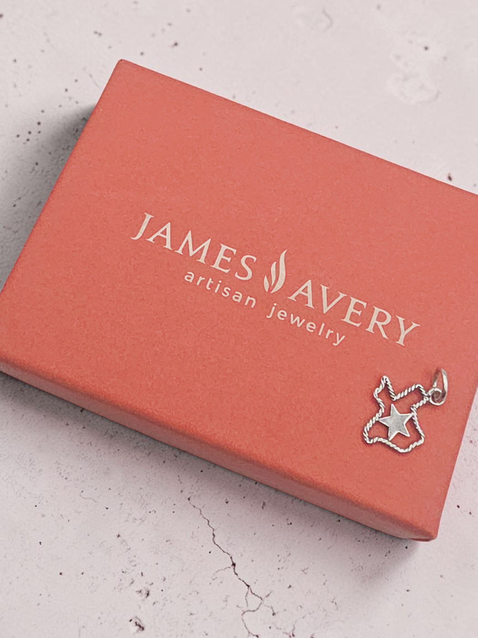 James Avery Twisted Rope Texas Lone Star State Charm - RETIRED