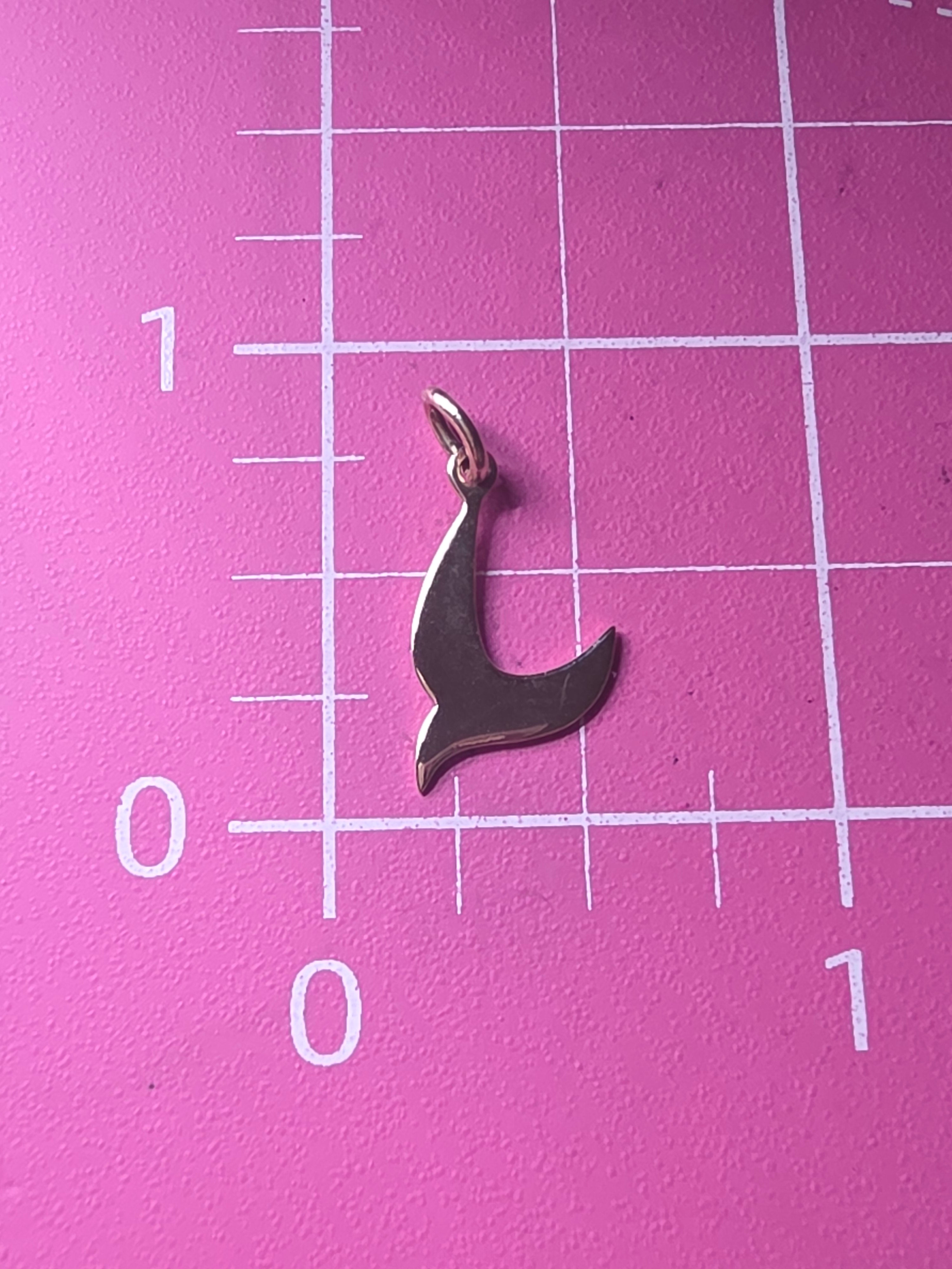 RETIRED James Avery Solid 14K Gold Asymetrical Descending Dove Silhouette Charm