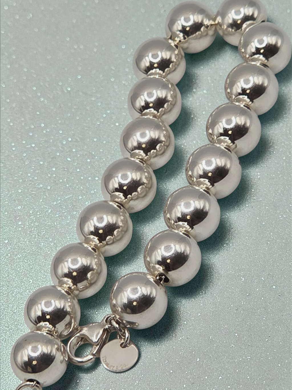 Tiffany & Co. HardWear Sterling Silver Ball Bracelet - 10mm - Medium 7.5"