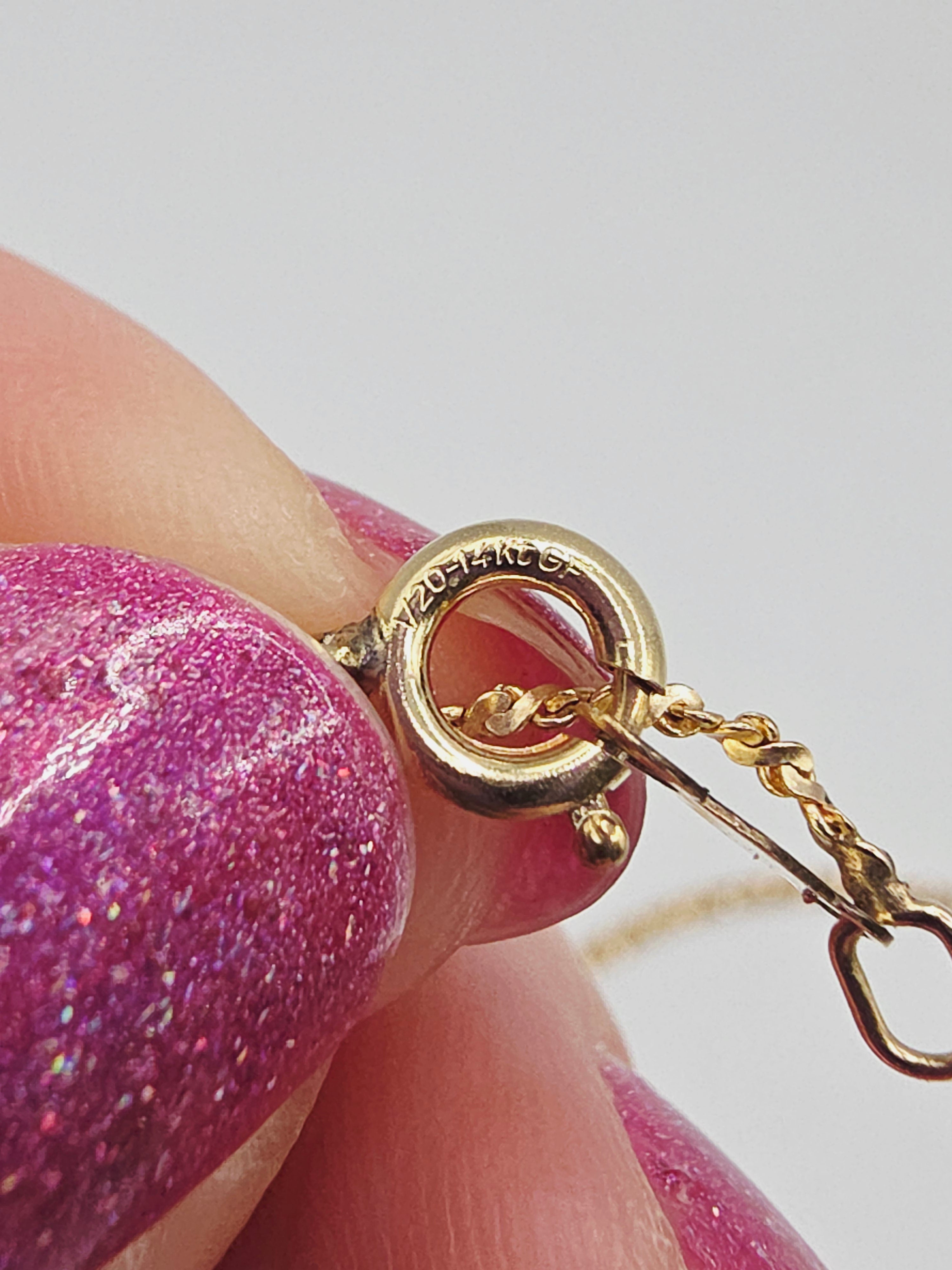 Black Hills Gold Solid 10K Ring Pendant with FREE 14K GF Necklace - 18 Inch