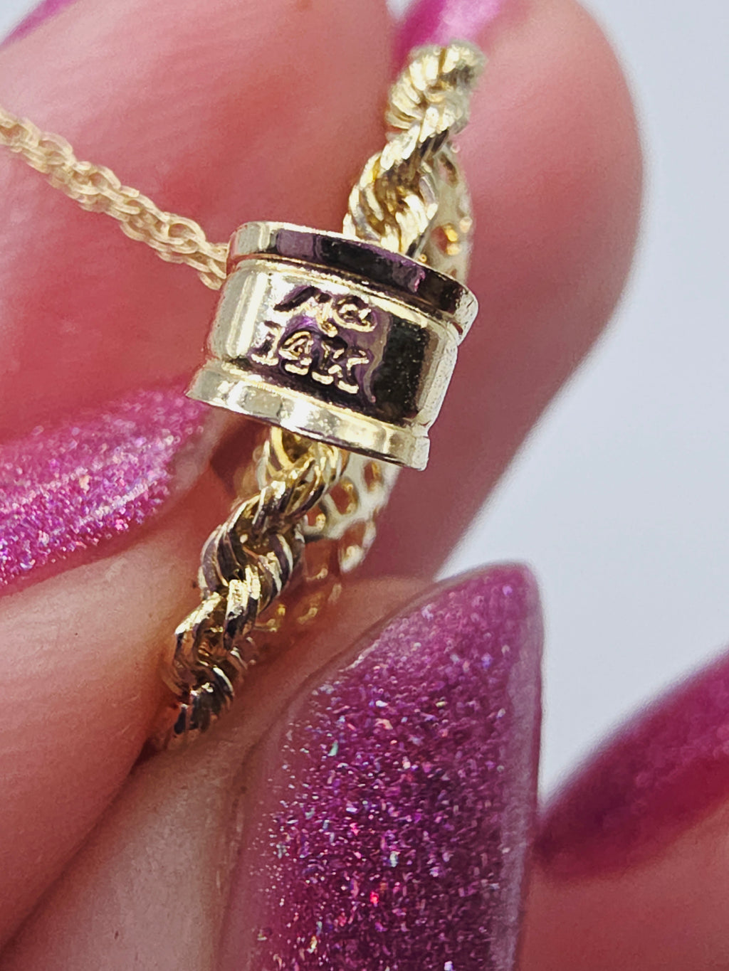 Michael Anthony Solid 14K Gold Filigree Heart Pendant Necklace - 18 Inches