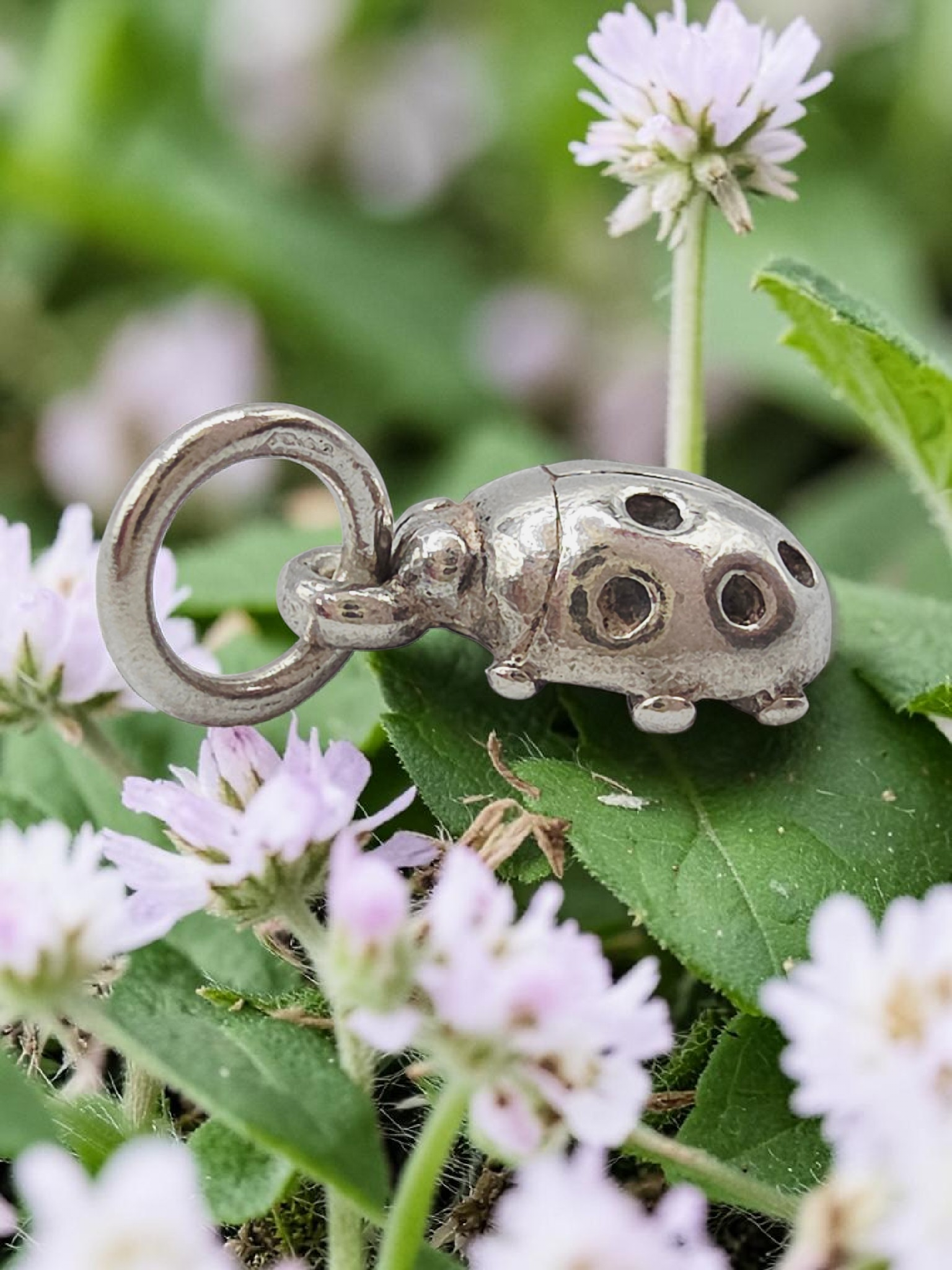 James Avery Sterling Silver Tiny Ladybug Insect Charm