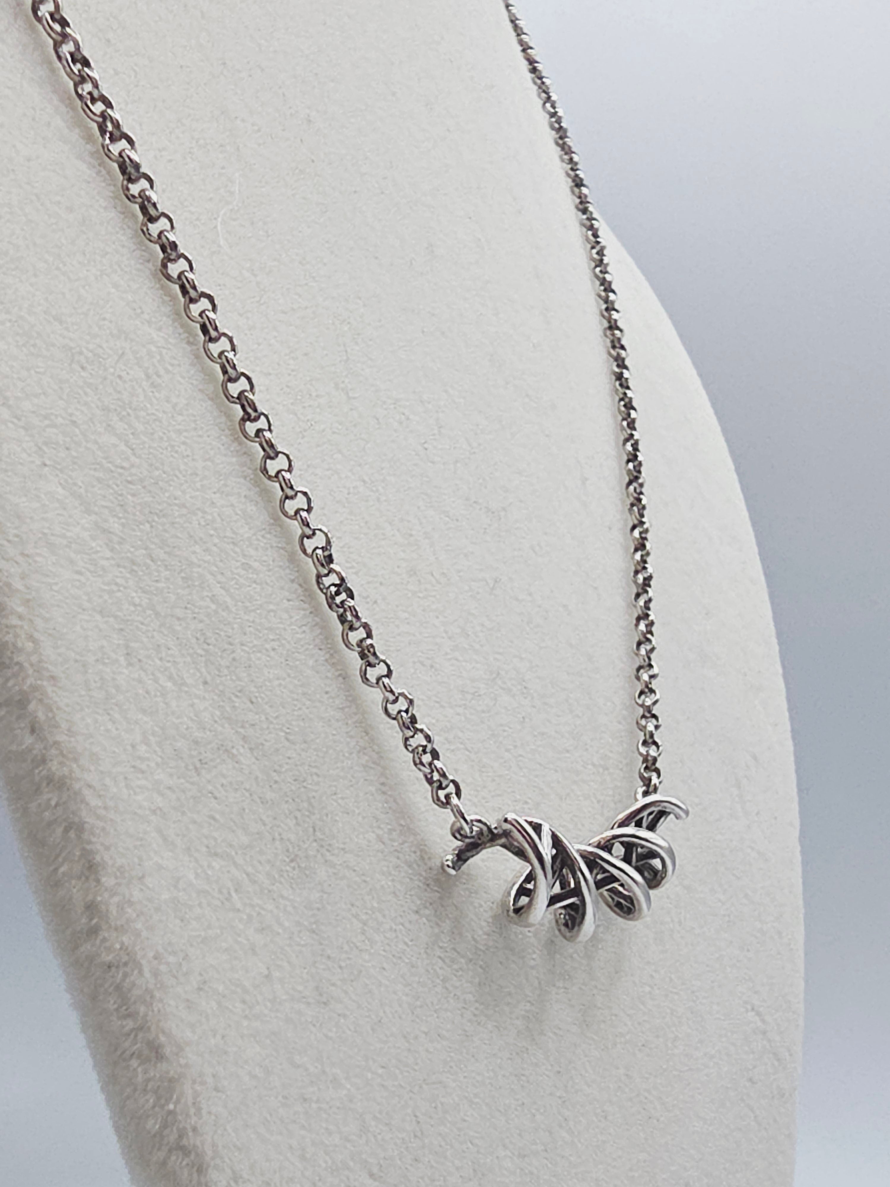 925 Sterling Silver DNA Science Life Pendant Necklace - Adjustable