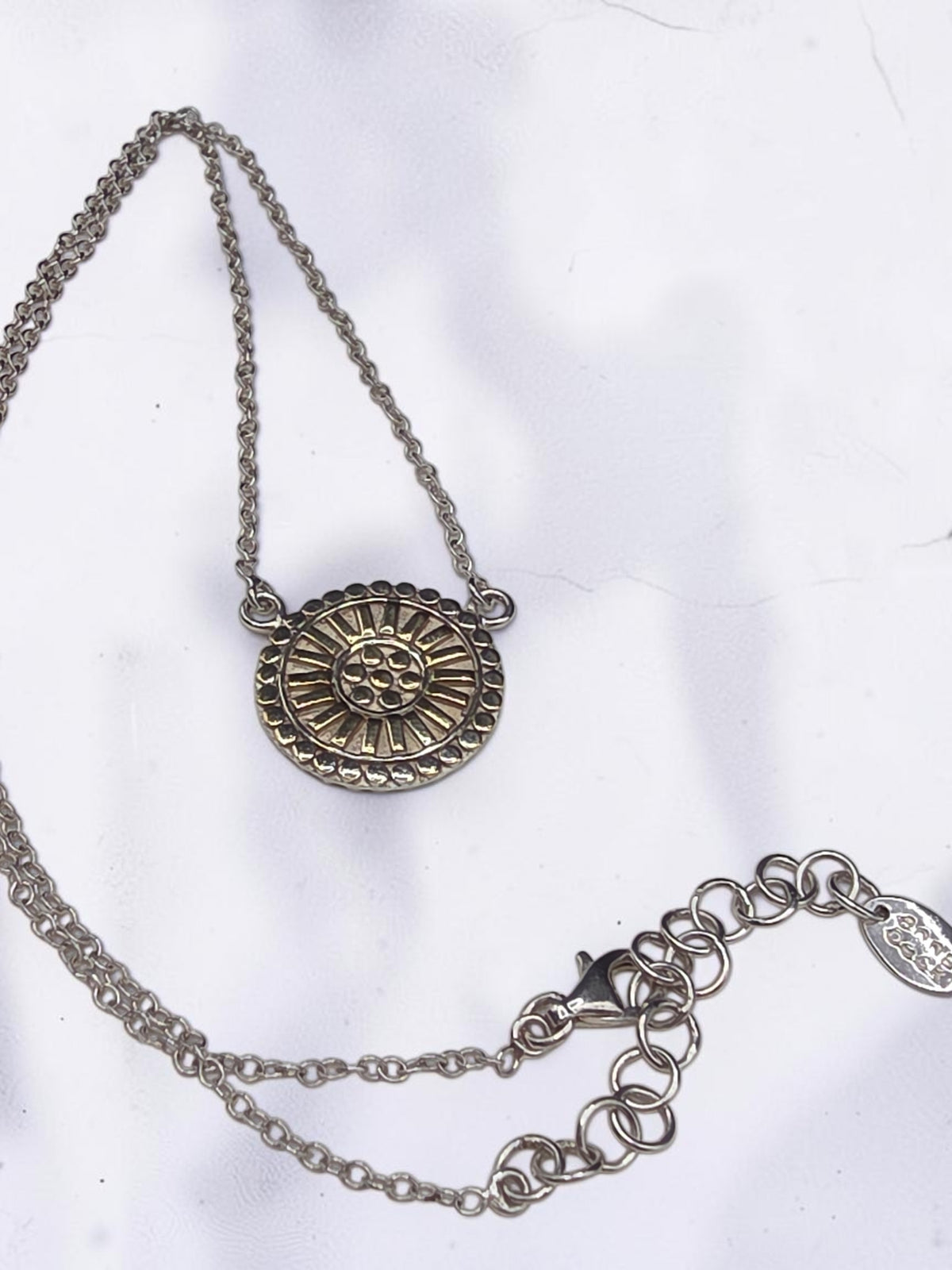 Sterling Silver Medallion Necklace