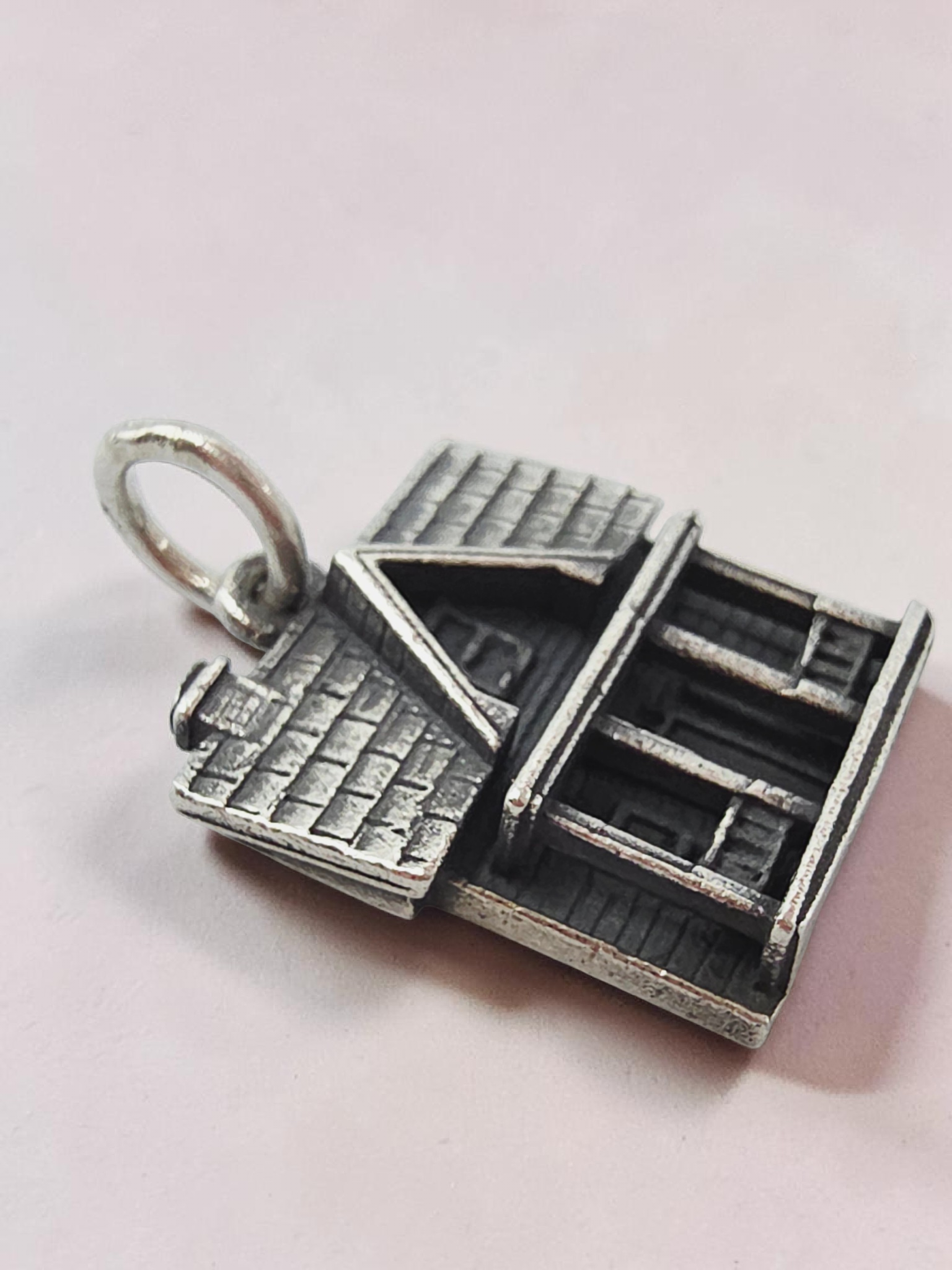 James Avery Sterling Silver Home Sweet Home House Charm - RETIRED