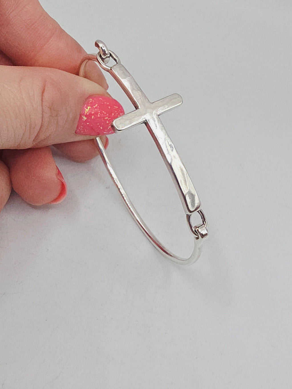 James Avery Horizon Cross Hook-On 925 Sterling Silver Bracelet - 6.5 Inch