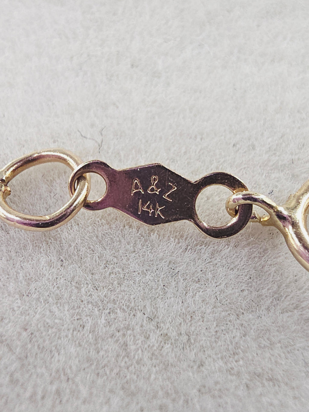 Solid 14K Gold Braided S-Link Chain Necklace with Solid 10K Diamond Pendant