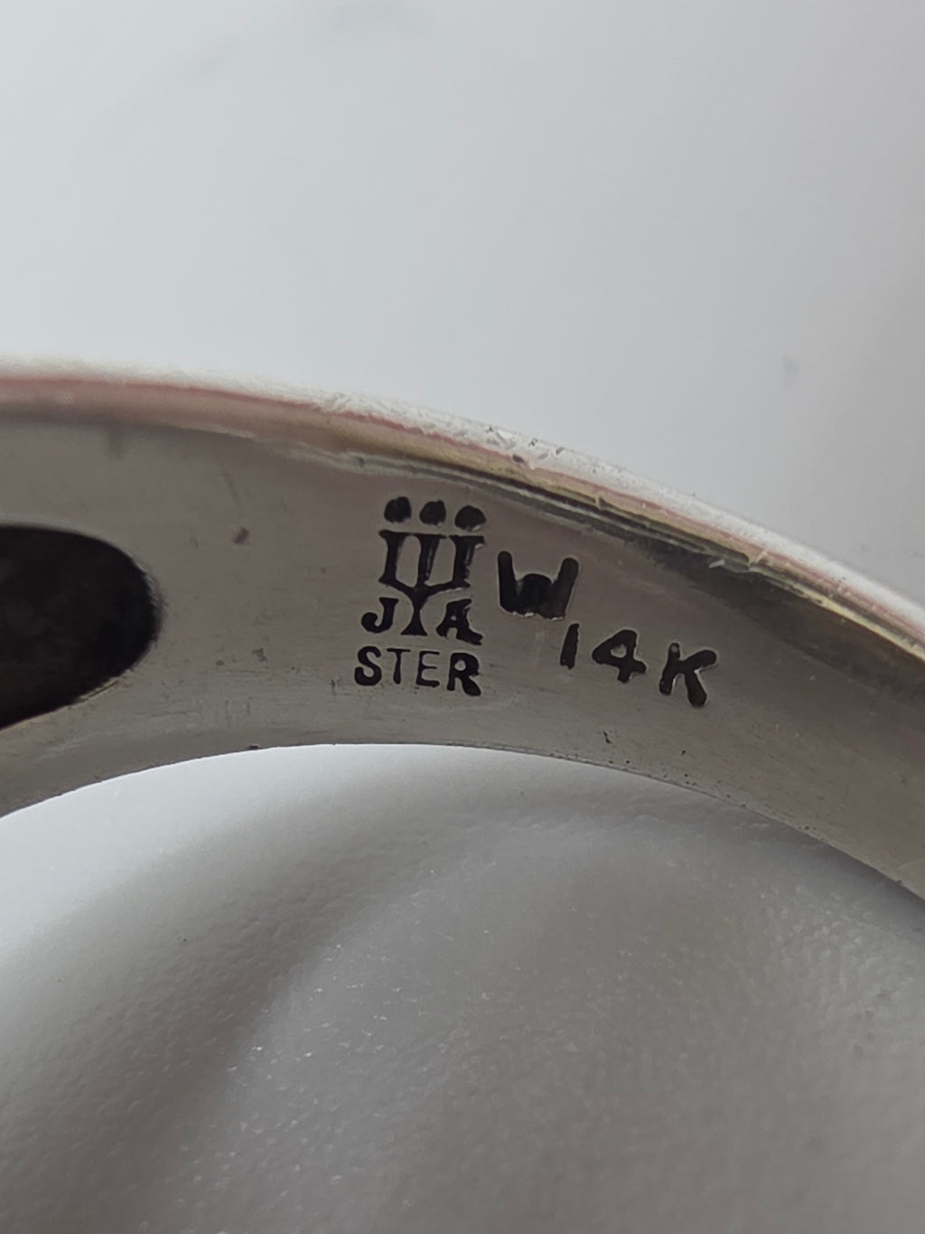 James Avery Beaded Dome Ring in Sterling Silver & 14K Gold - RETIRED - Size 6.5