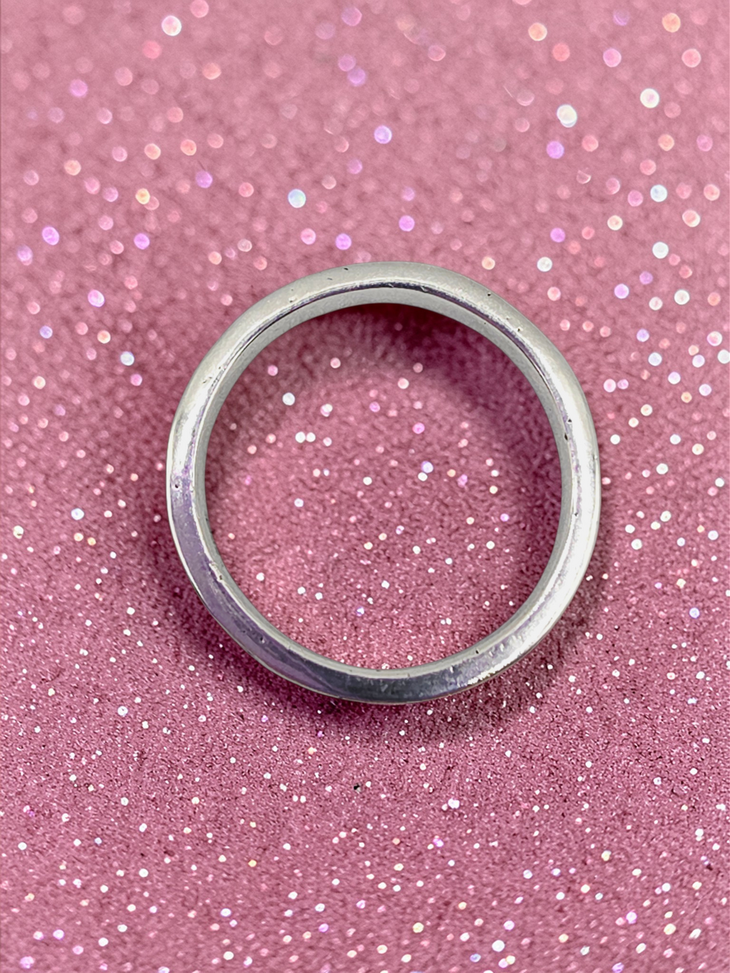 RETIRED James Avery Love Heart Stackable Sterling Silver Ring - Size 6