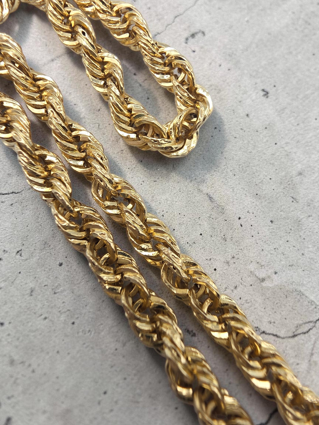 Vintage Michael Anthony Solid 14K Gold French Rope Chain Bracelet 8 Inch 3.5mm