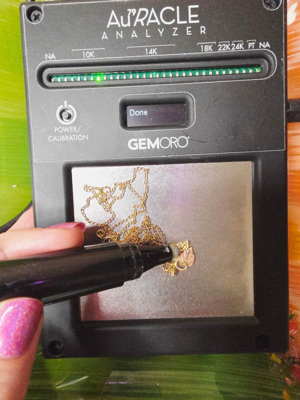 Black Hills Gold Solid 12K Grape Leaf Pendant with FREE 14K GF Necklace 19 Inch